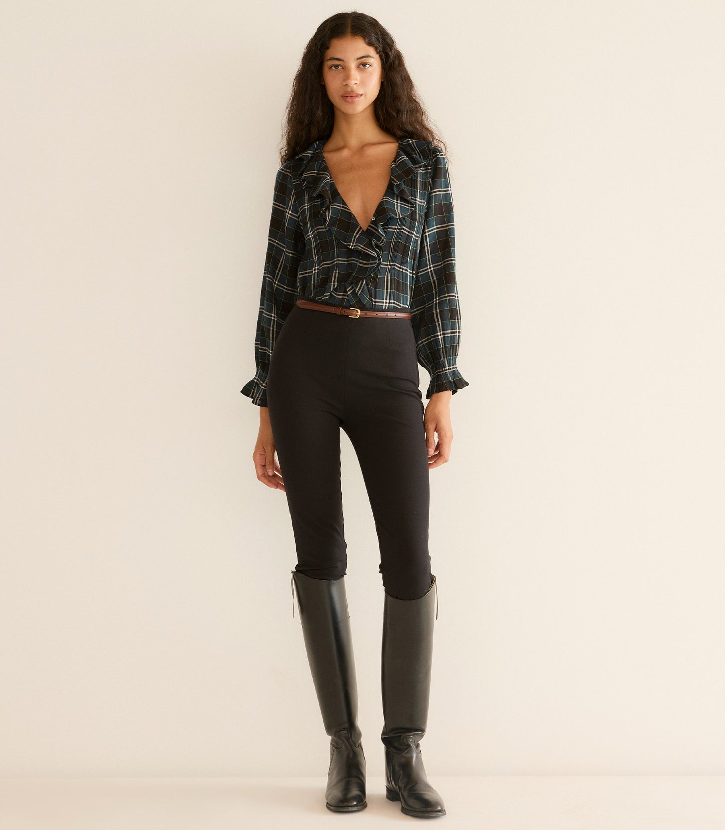 HARDY TOP -- AMBLE PLAID