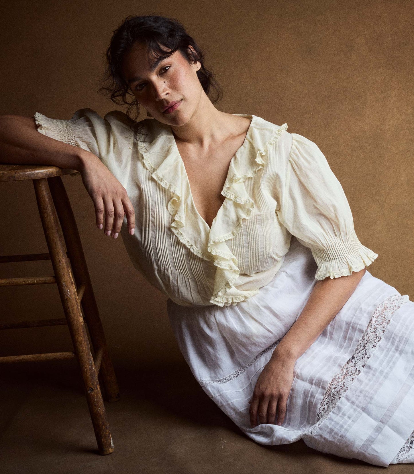 HENRI TOP -- CREME CITRON