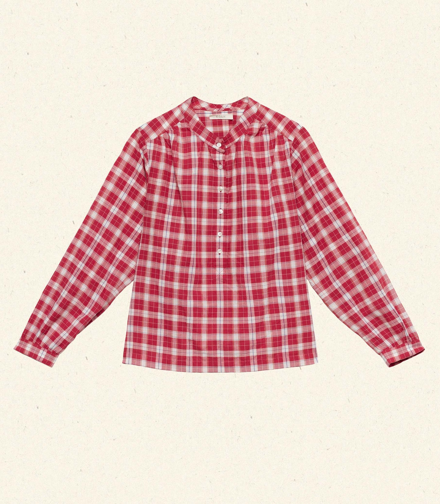 HOLDE TOP -- ALSACE PLAID