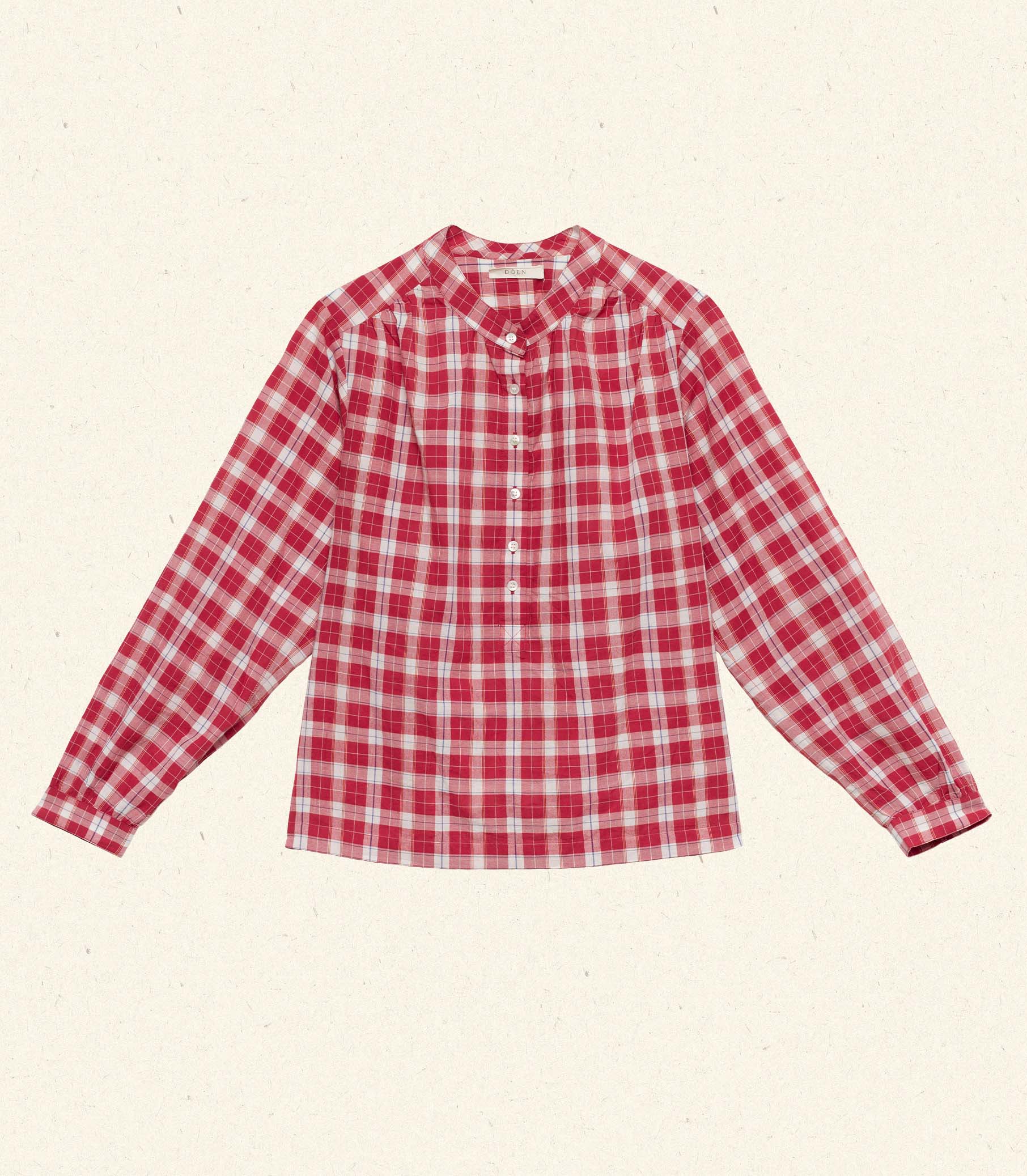 HOLDE TOP -- ALSACE PLAID view 9