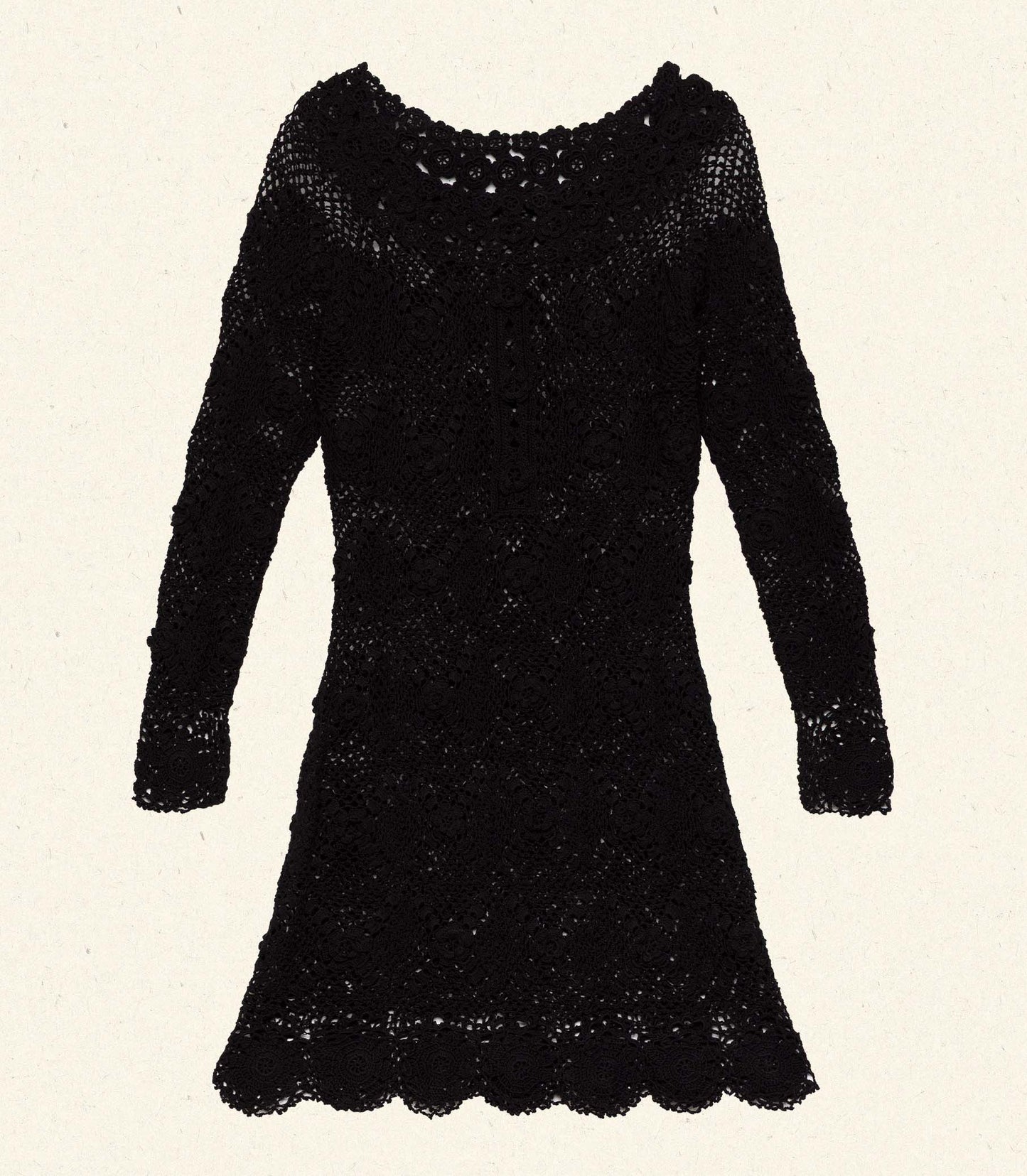 HYACINTHE DRESS -- BLACK