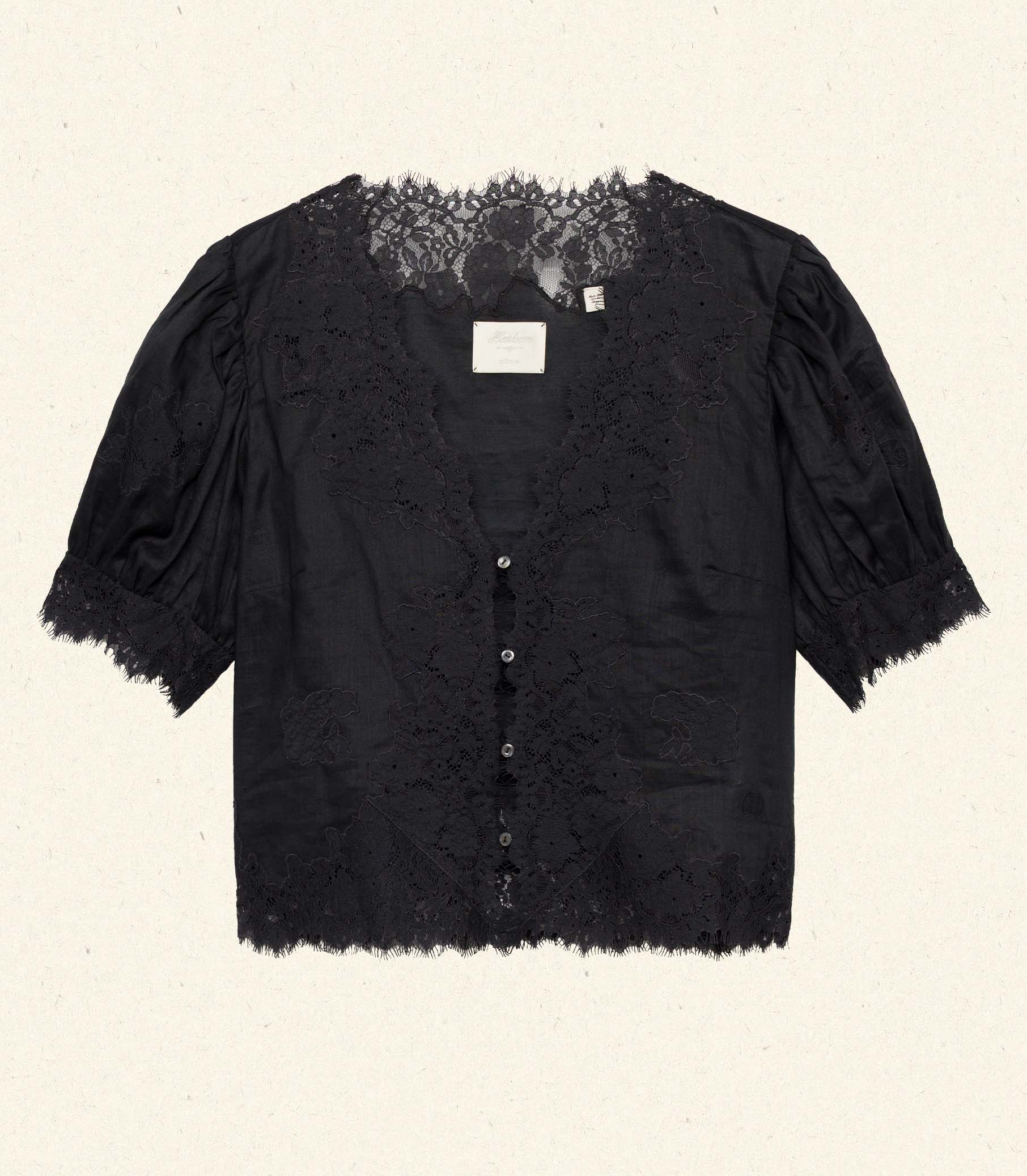 IDELLA TOP -- BLACK view 10