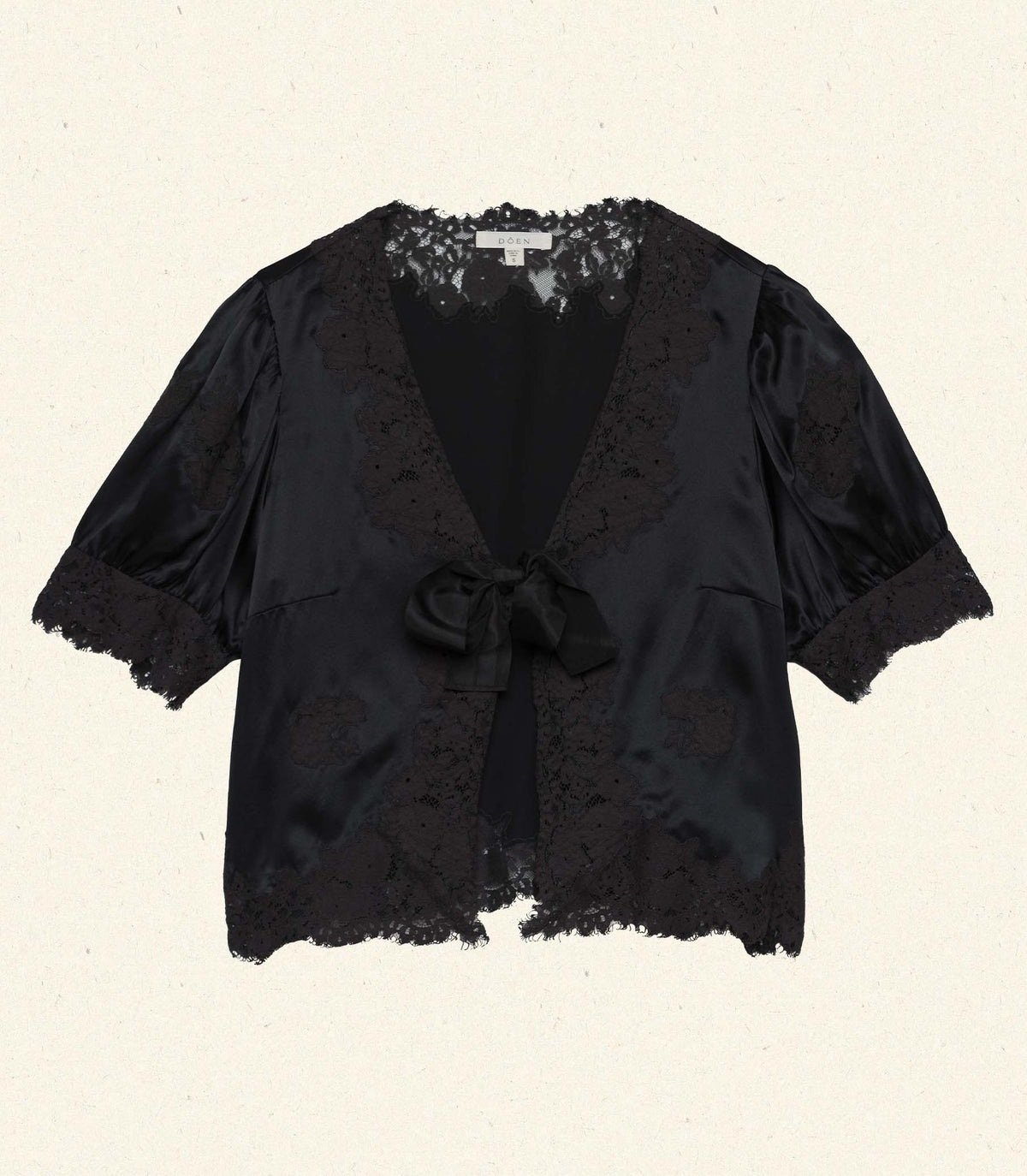 HMD -- IDELLA TOP -- BLACK SILK