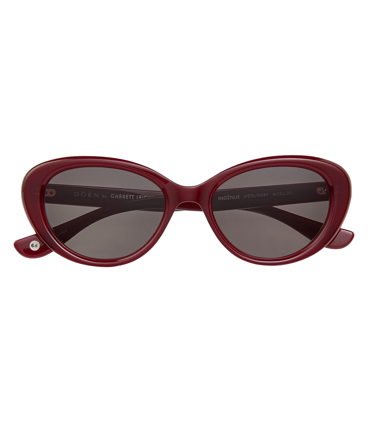 DÔEN BY GARRETT LEIGHT INGÉNUE SUNGLASSES -- LIPSTICK