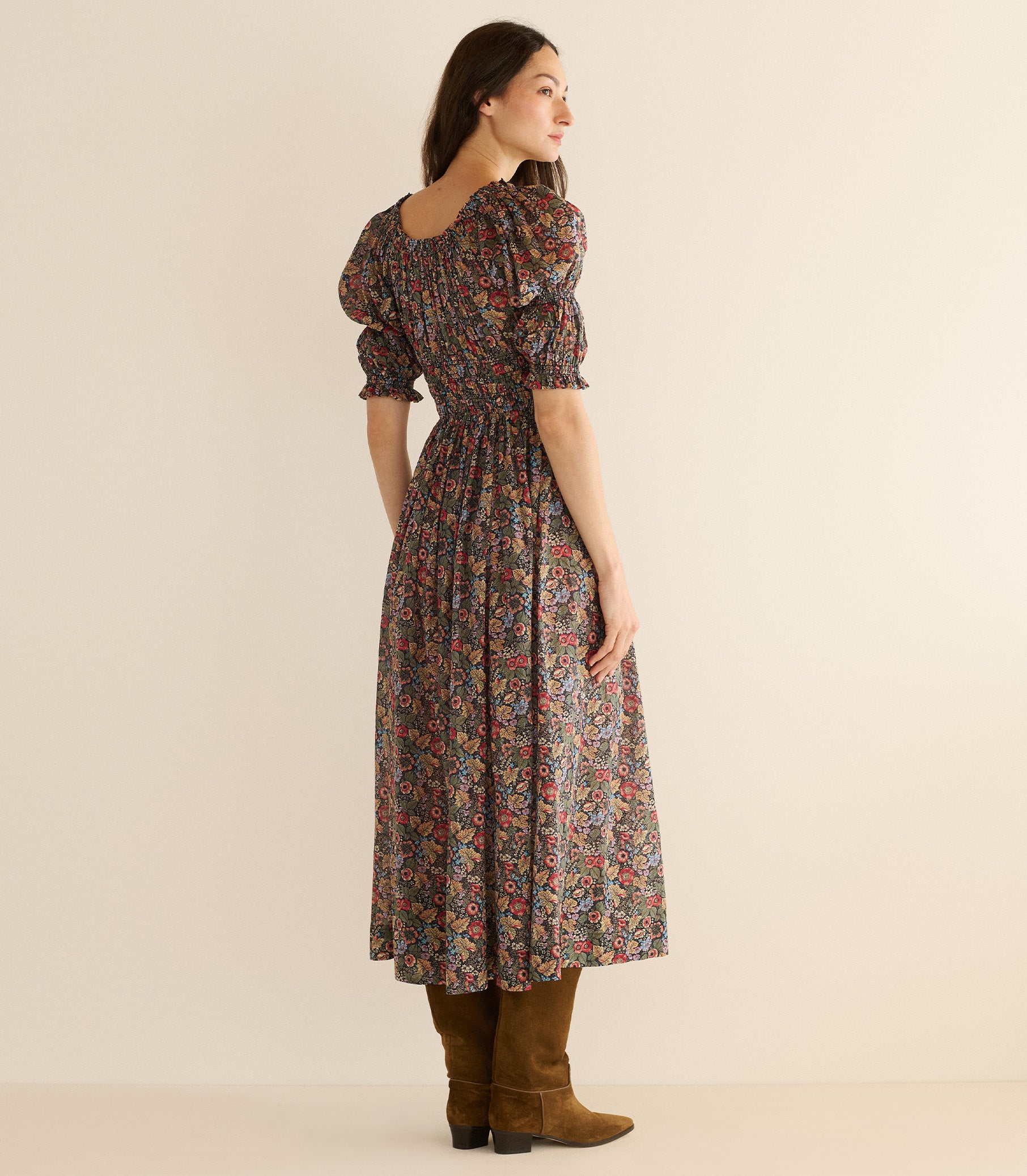 ISCHIA DRESS -- WILDBERRY THICKET view 8
