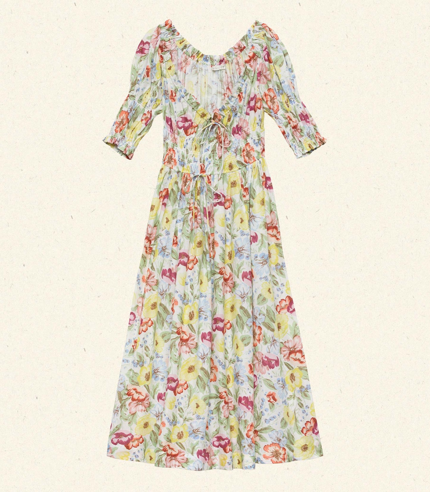 HMD -- ISCHIA DRESS -- BLANC ANEMONE BLOOM