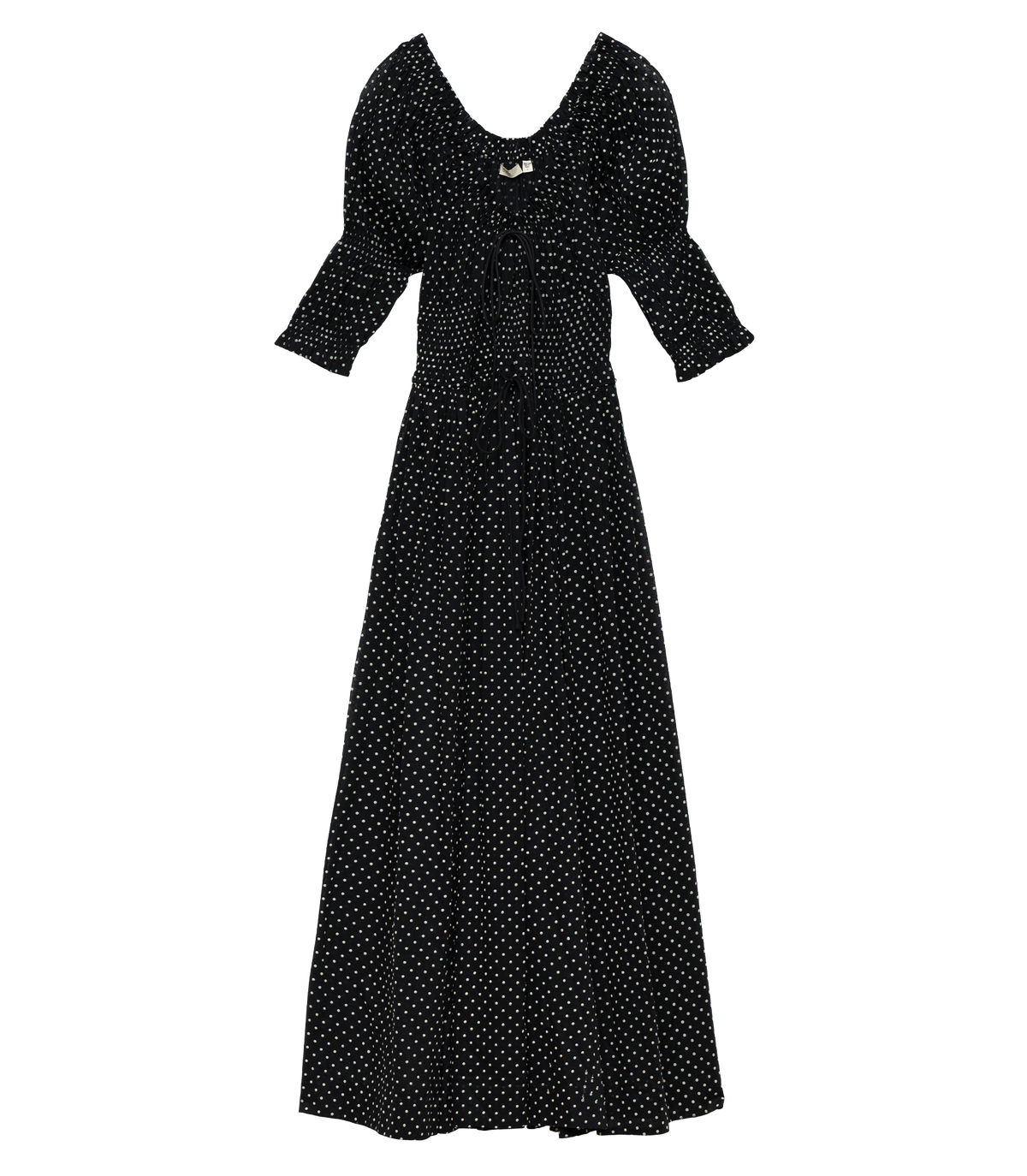 ISCHIA DRESS -- NOIR DOT