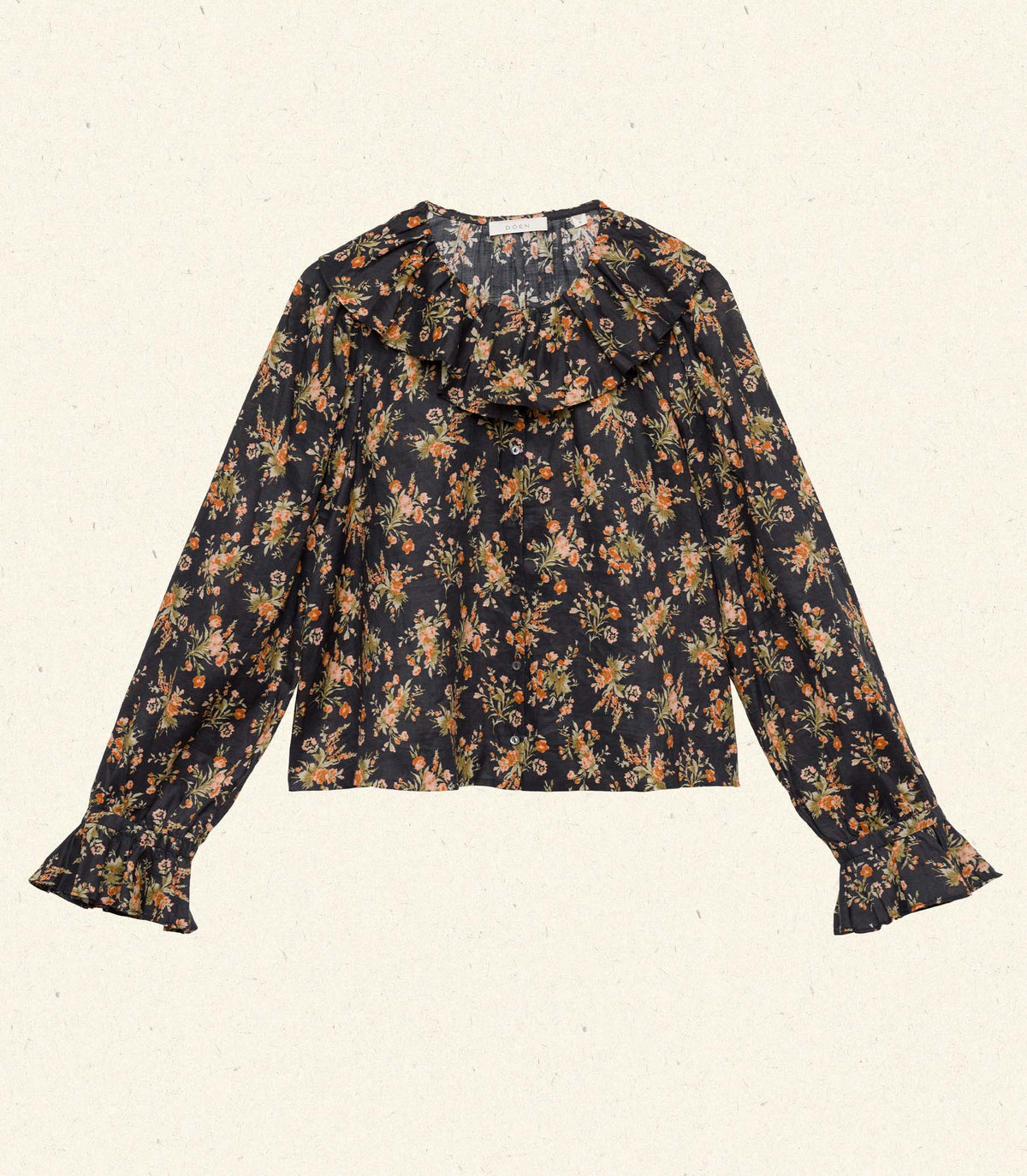 HMD -- JAMIE TOP -- FOXGLOVE FLORAL