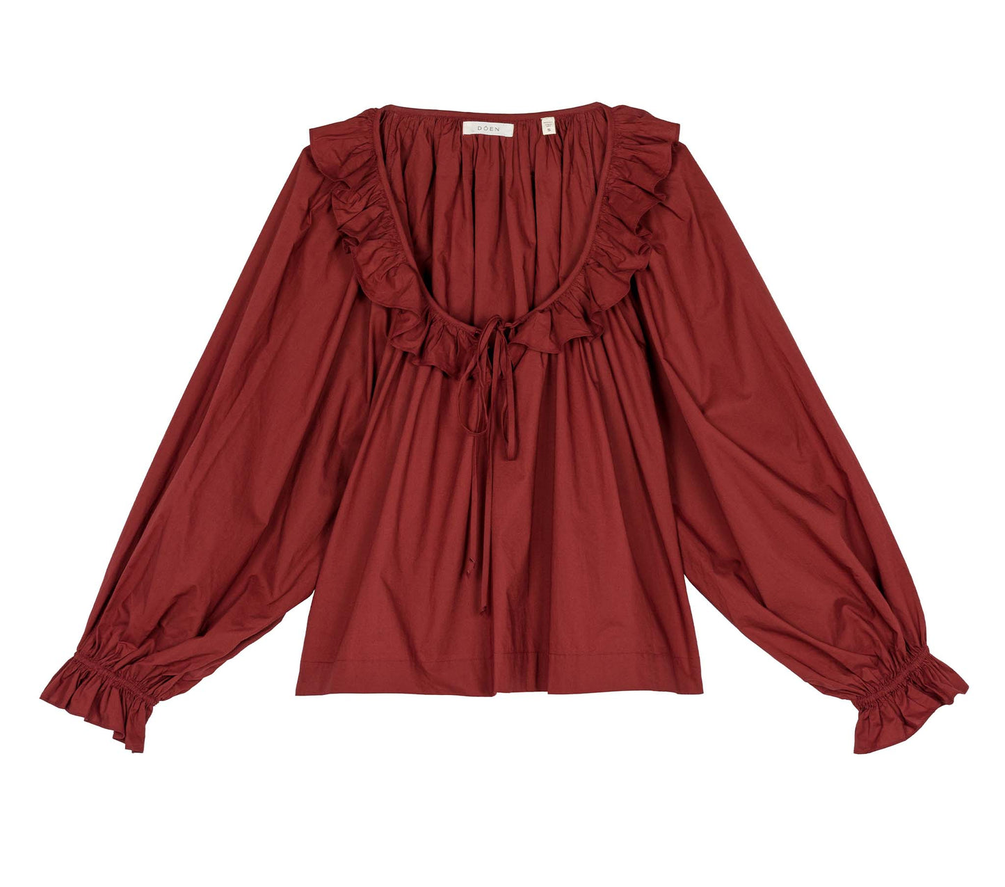 HMD -- JULES TOP -- MAHOGANY