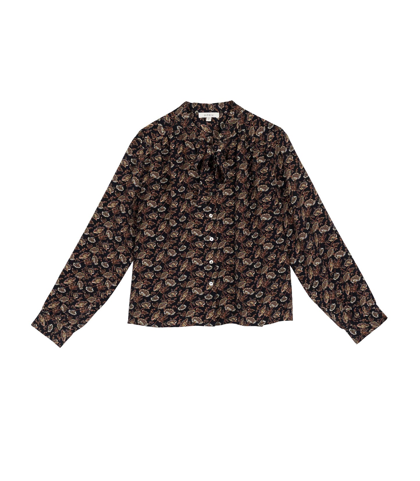 HMD -- JUDITH TOP -- NAVY ARBOR ROSE FLORAL