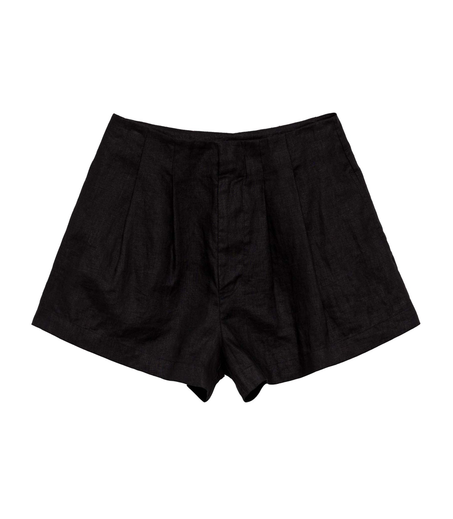 HMD -- LARUE LINEN SHORT -- BLACK