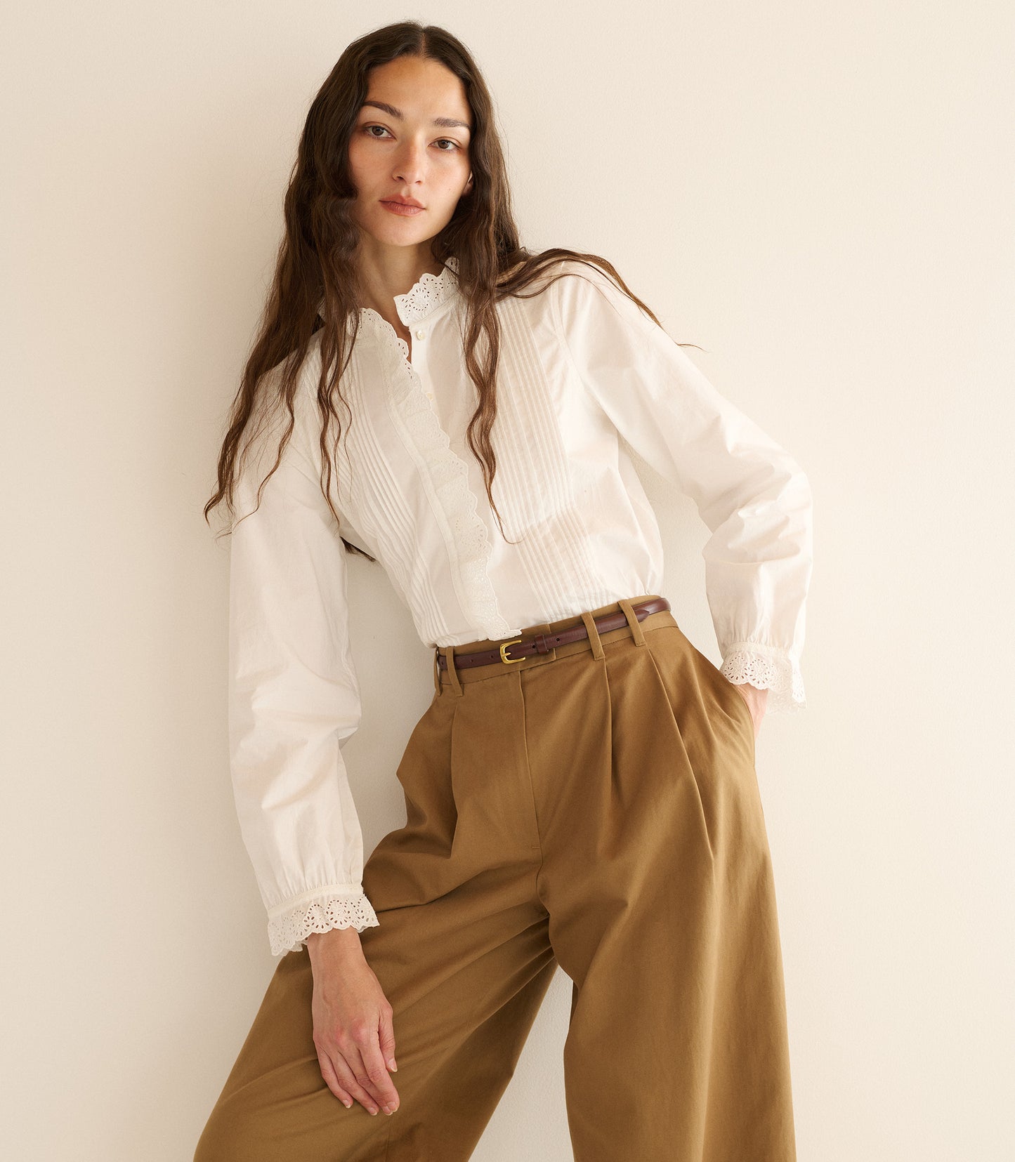 LEANDRA TOP -- SALT