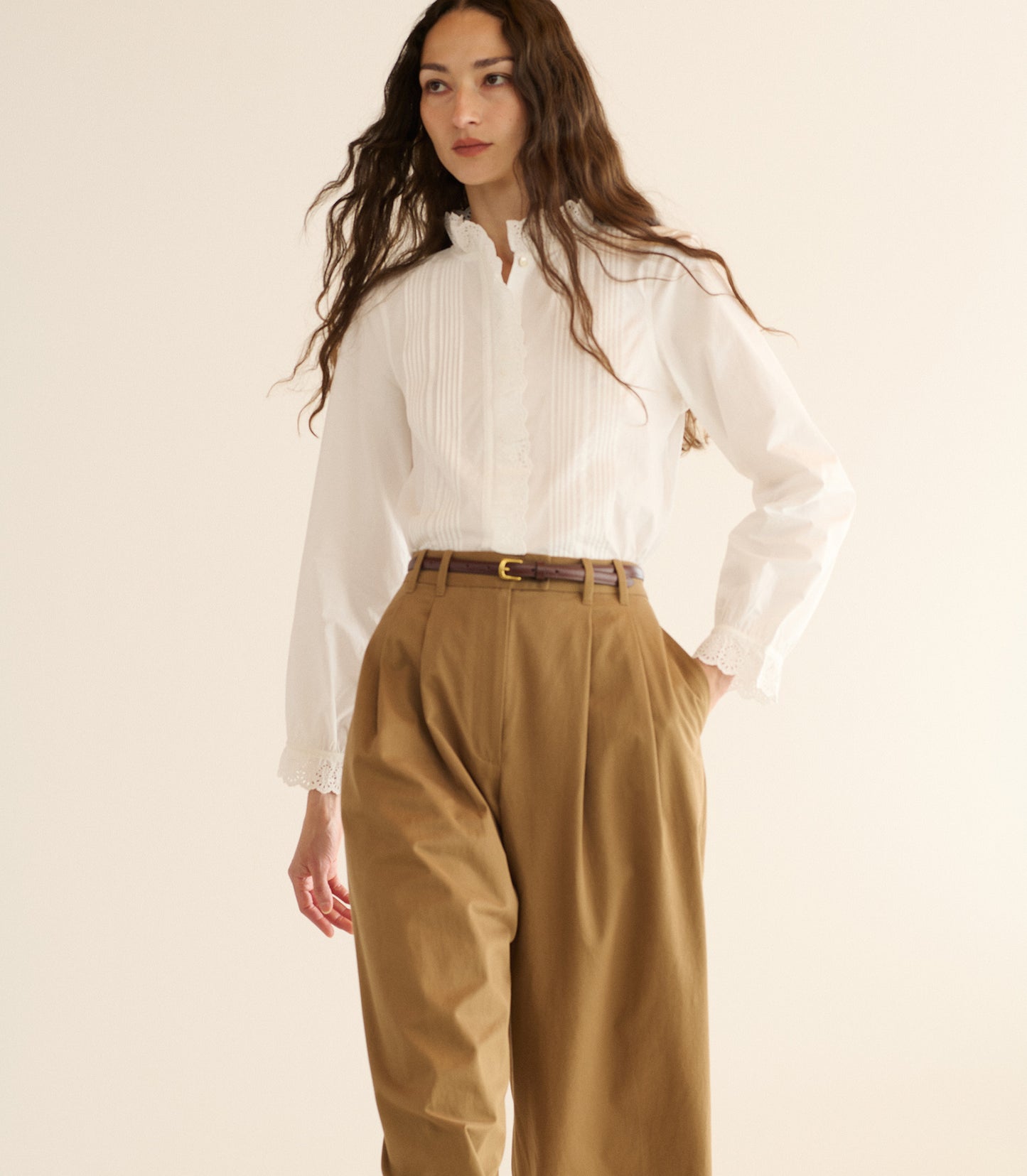 LEANDRA TOP -- SALT