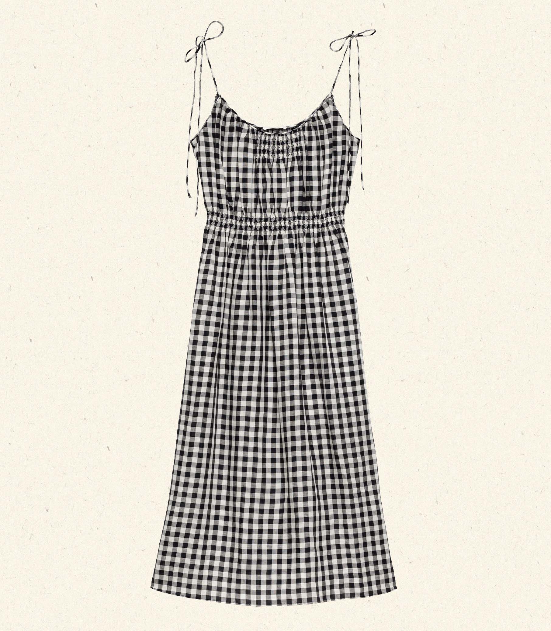 LESLIE DRESS -- MARILYN GINGHAM view 5