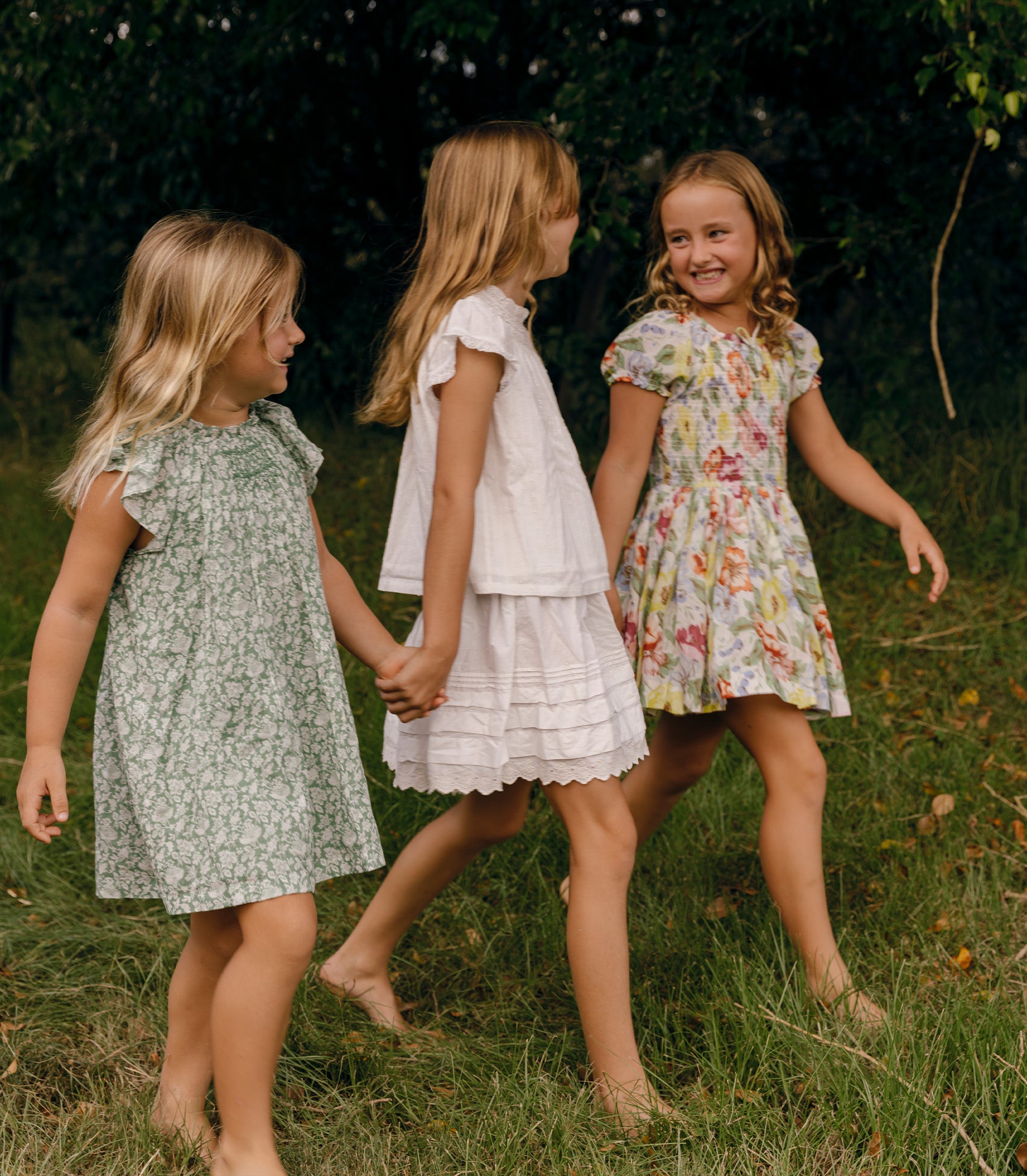 LIESEL DRESS -- PERIDOT TEA FLORAL view 6