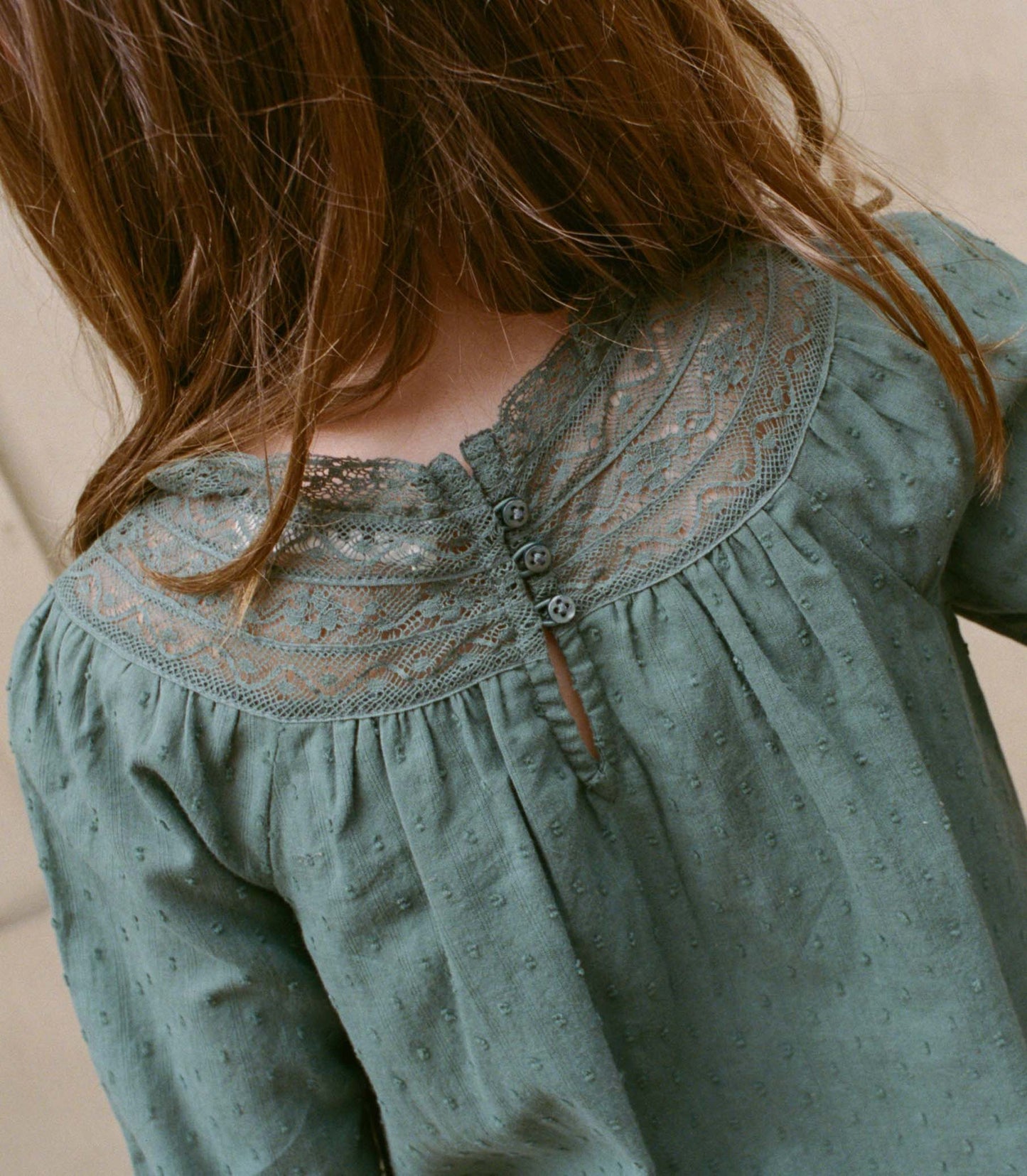 LILIA DRESS -- DUSTY PINE