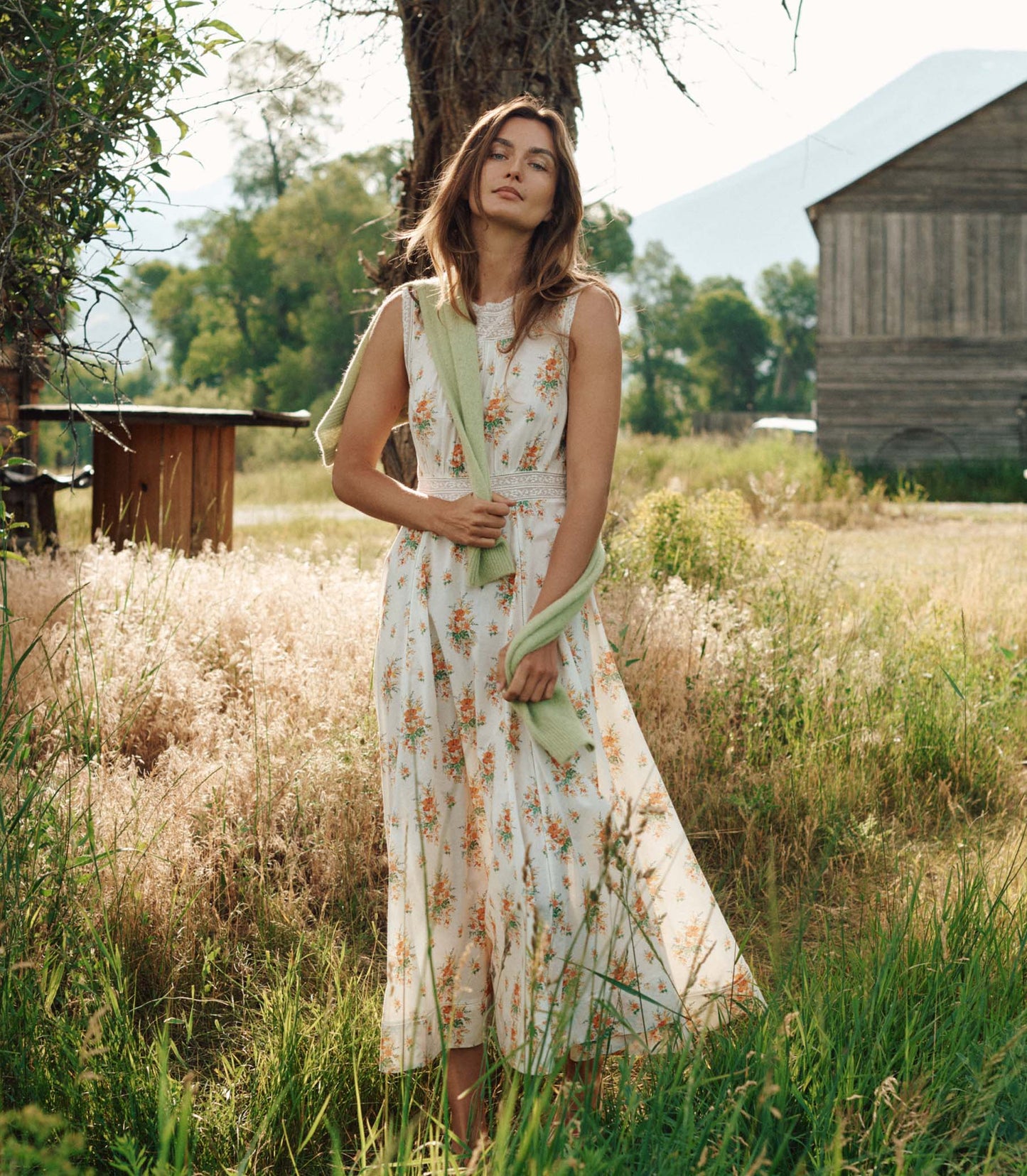 LILIANE DRESS -- PETIT BOUQUET DE CHAMONIX
