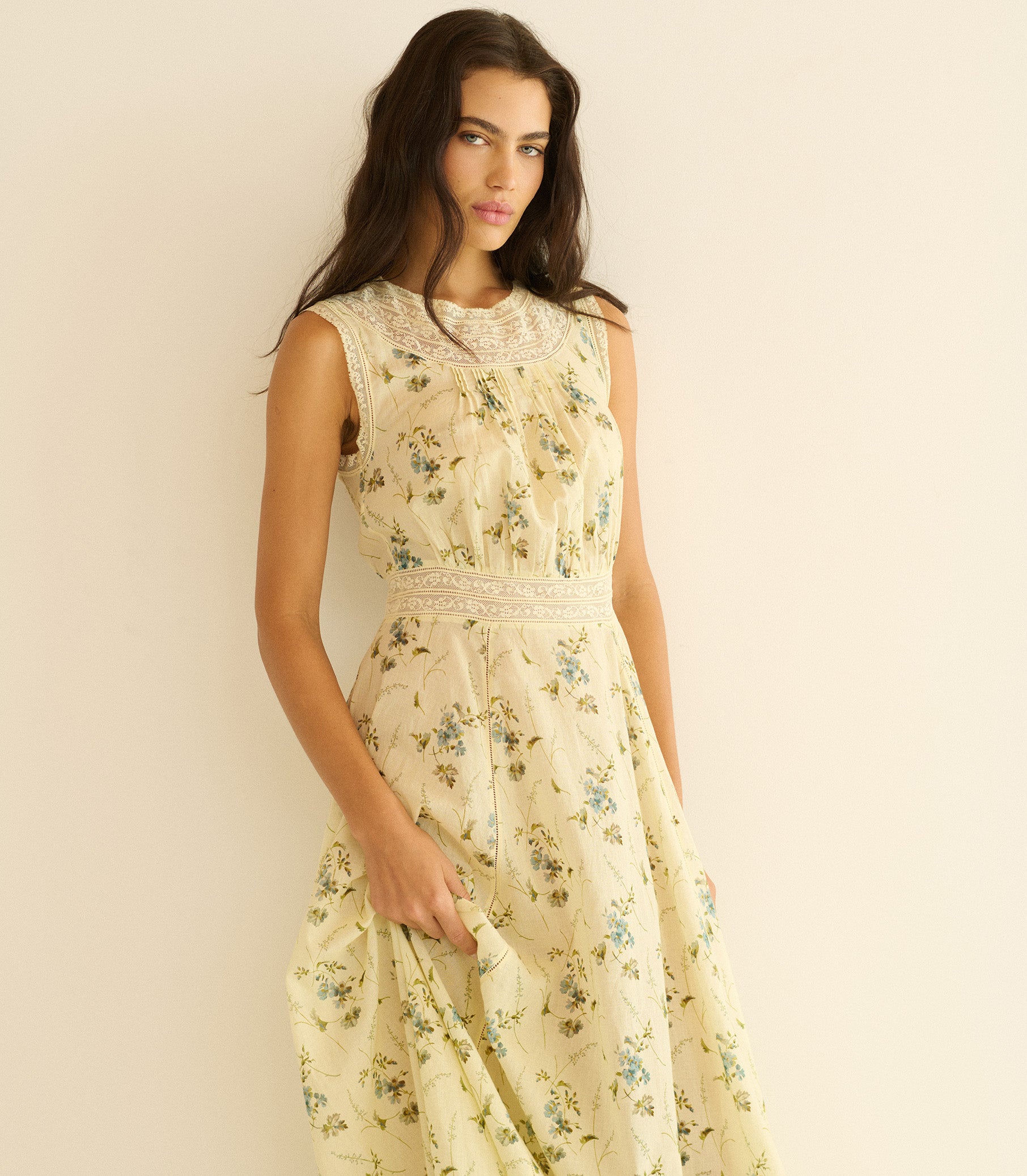 Liliane Dress - Sunshine Prairie Rose | DEN Sunshine Prairie Rose / XL