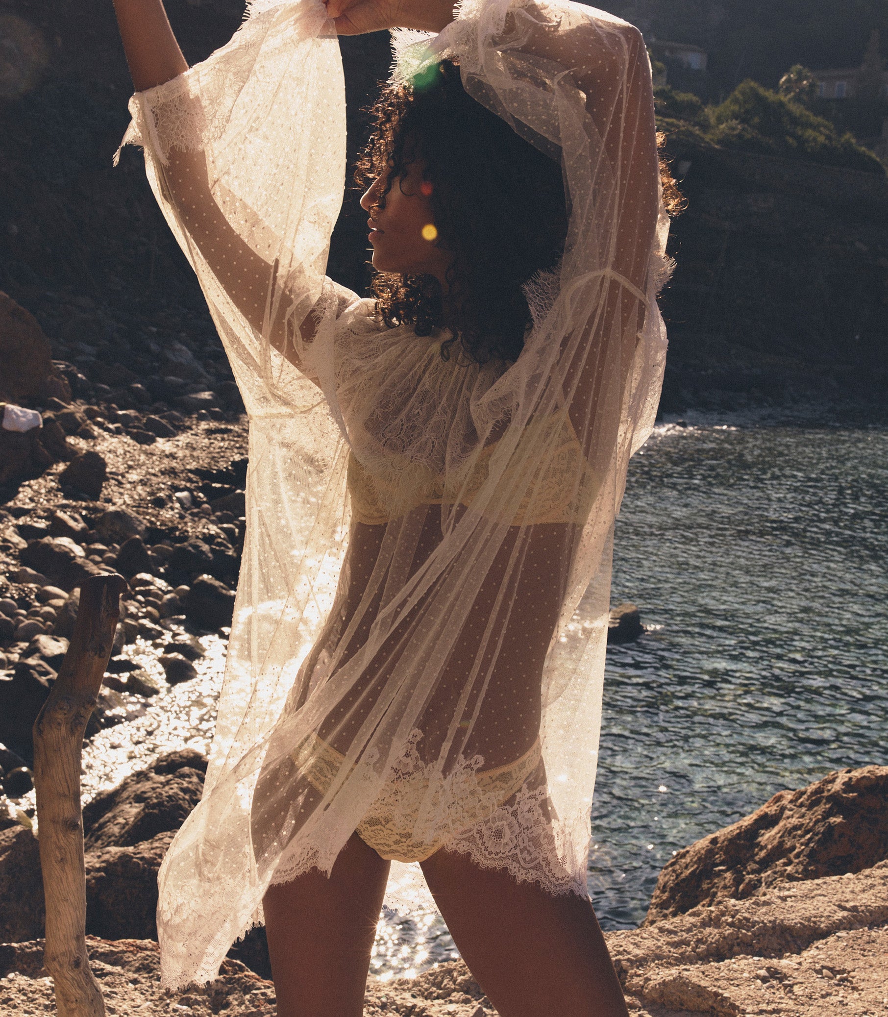 LILITH DRESS -- CREME DE LUNE view 7