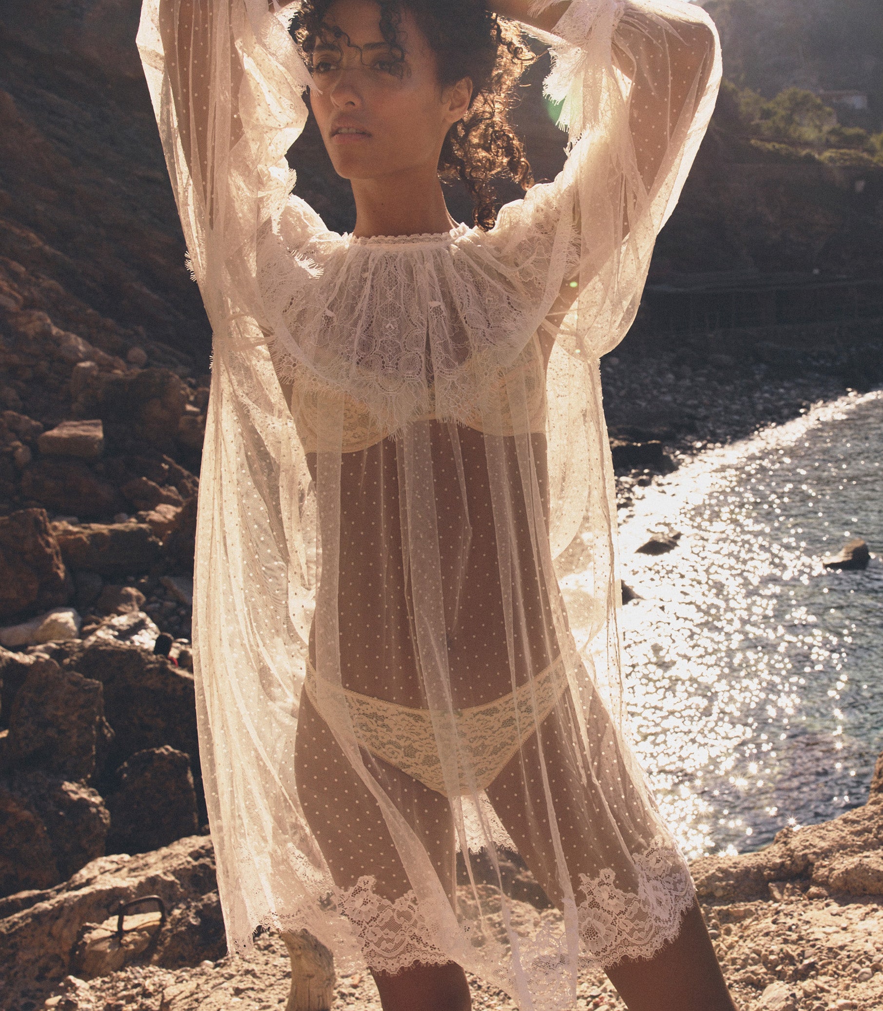 LILITH DRESS -- CREME DE LUNE view 6