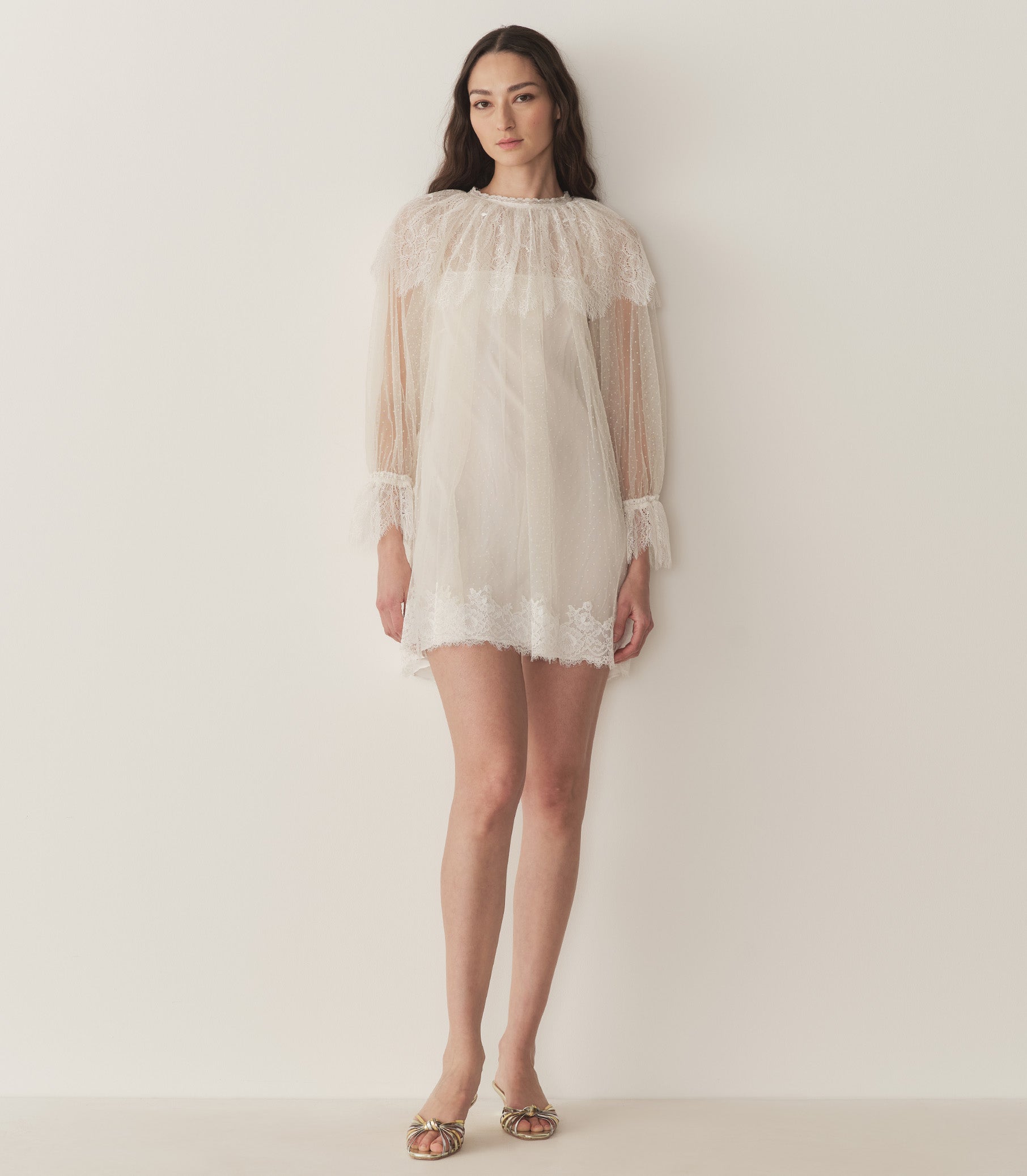 LILITH DRESS -- CREME DE LUNE view 3