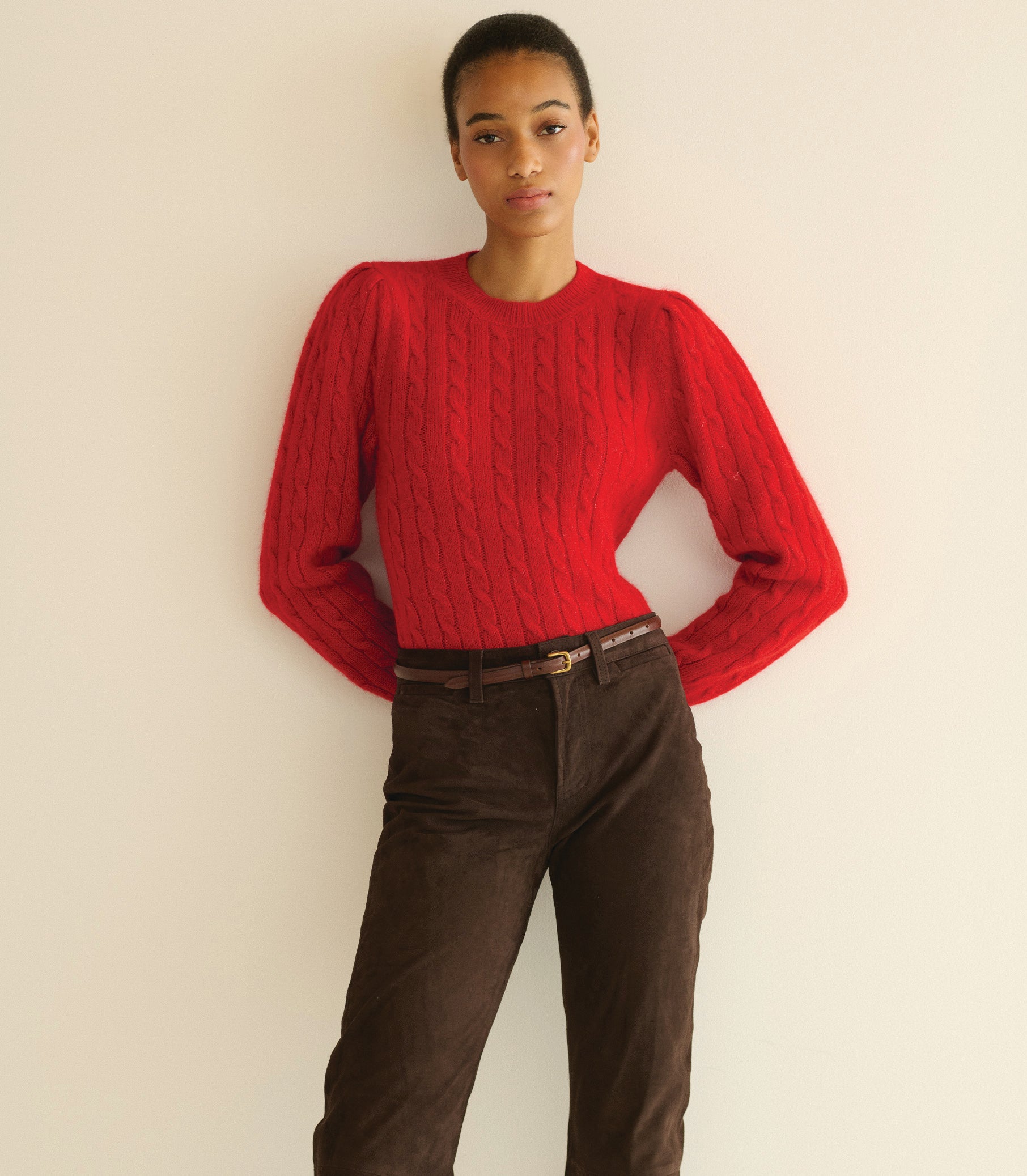 Lindon Sweater - Cerise | DÔEN