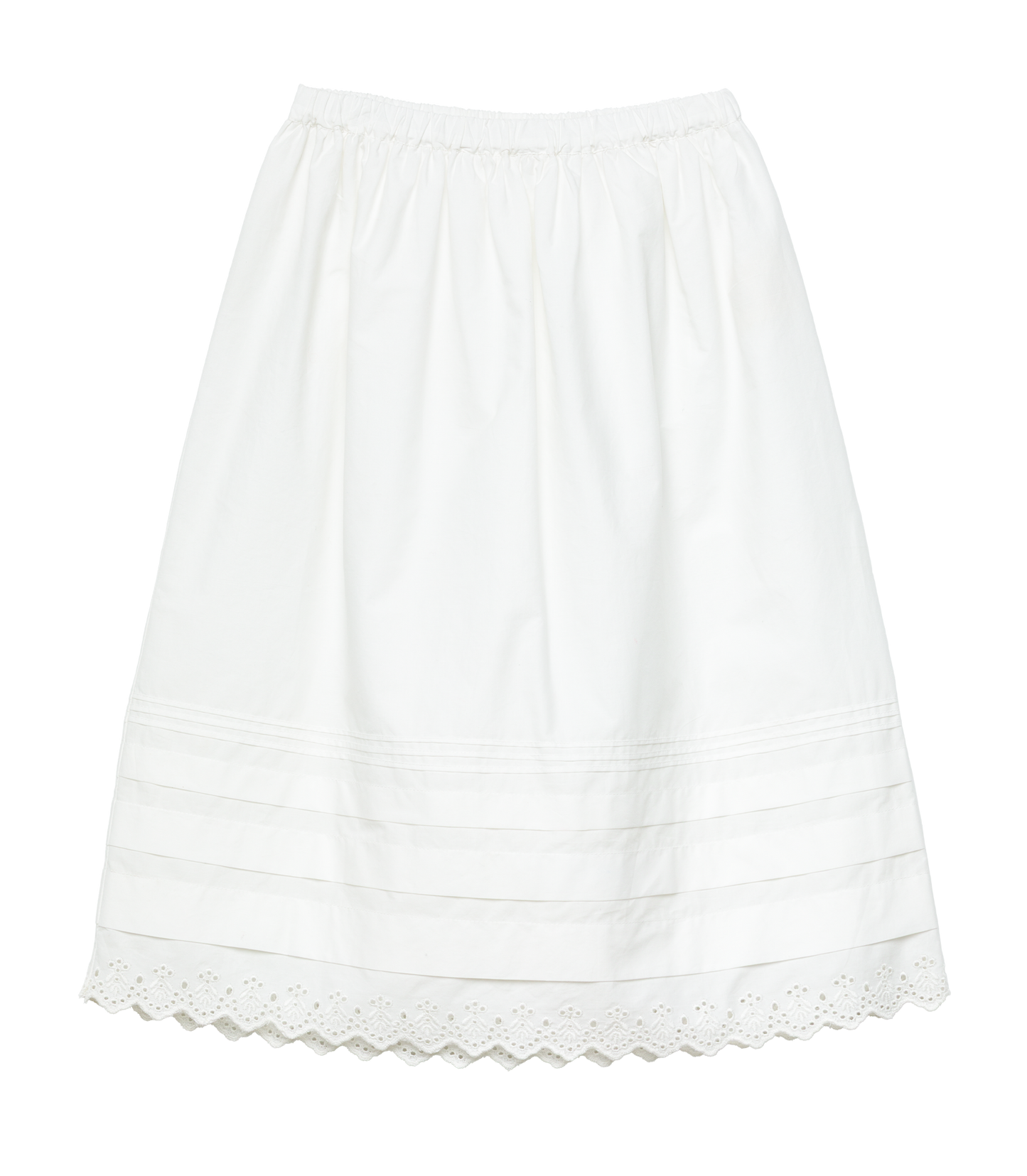 LITTLE SEBASTIANE MIDI SKIRT -- SALT