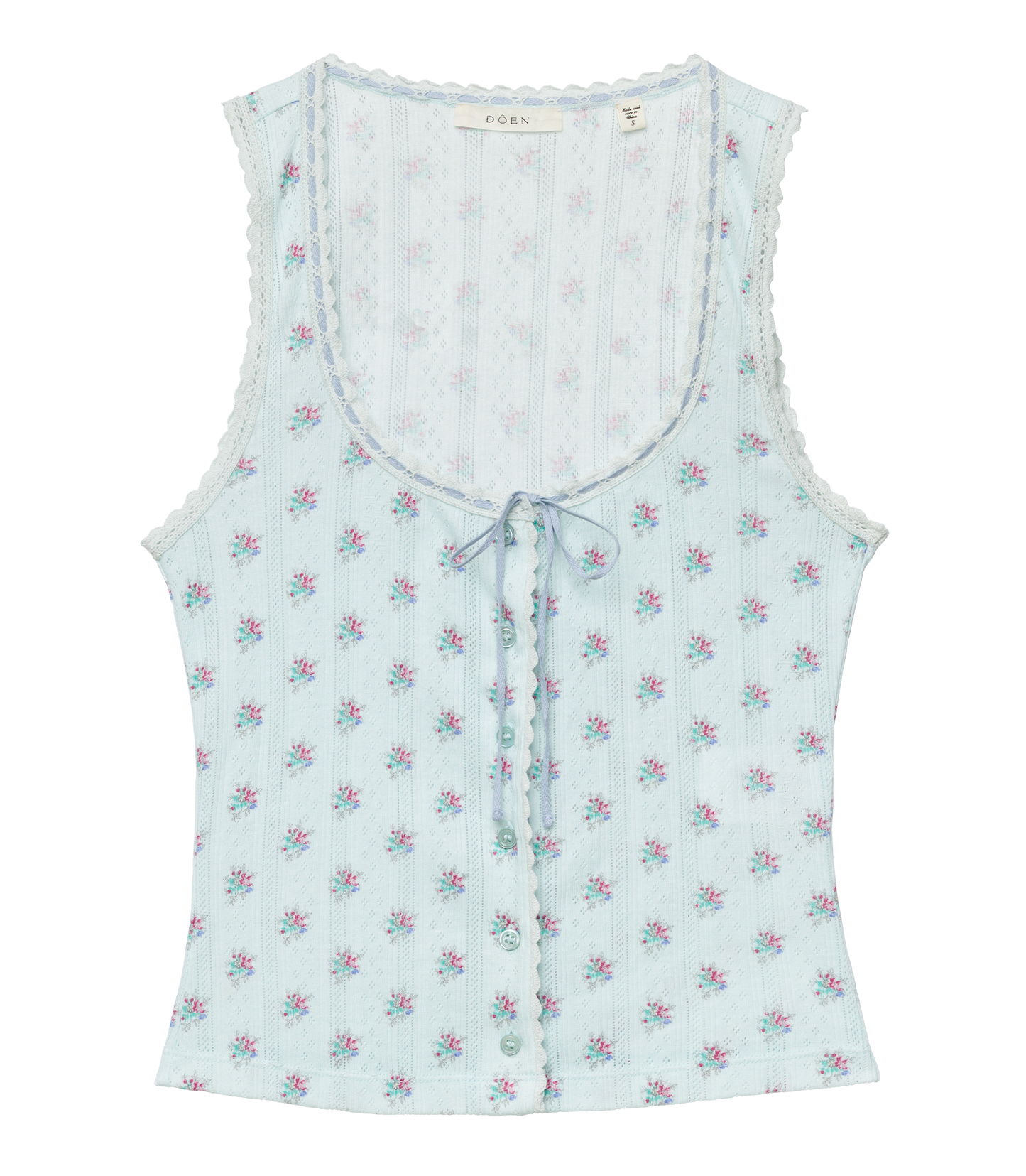 LOIS TANK -- SKY PETIT POSY CALICO