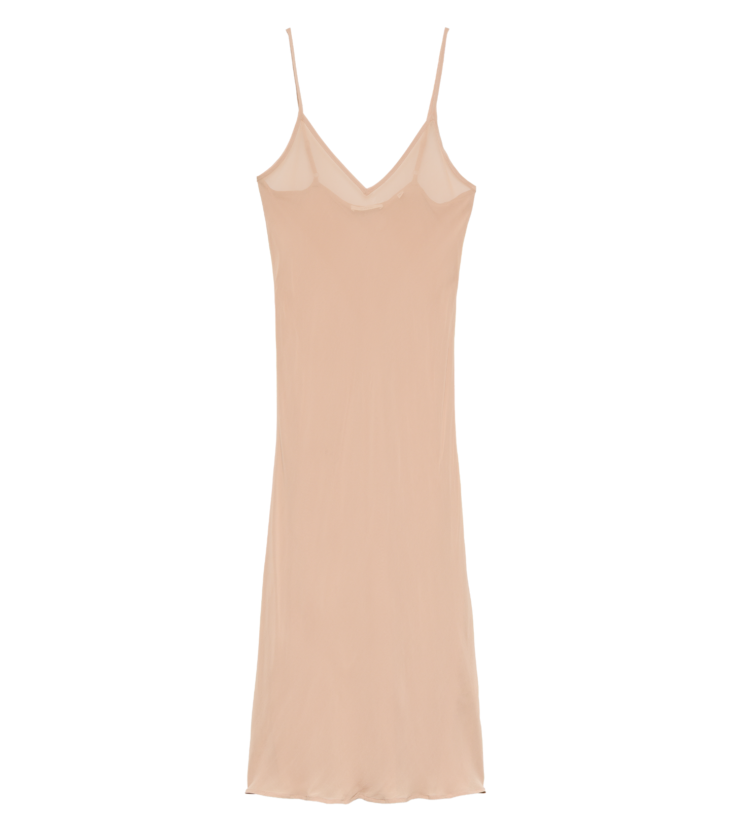 LONG DEEP V-NECK SLIP -- SAND DOLLAR