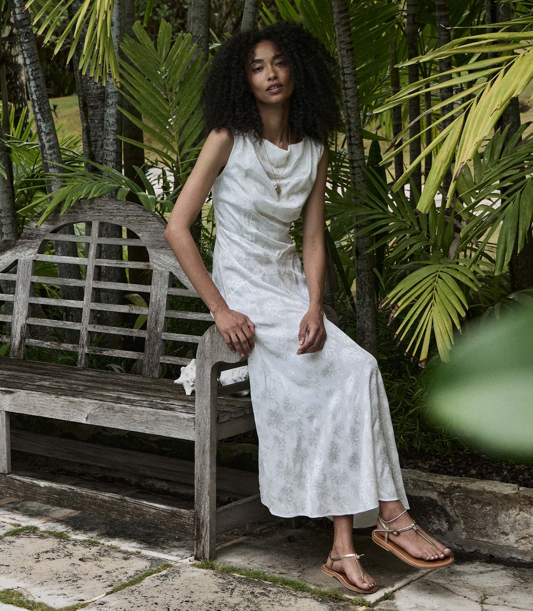 LOUISA DRESS -- SALT MARGUERITE JOLIE view 4