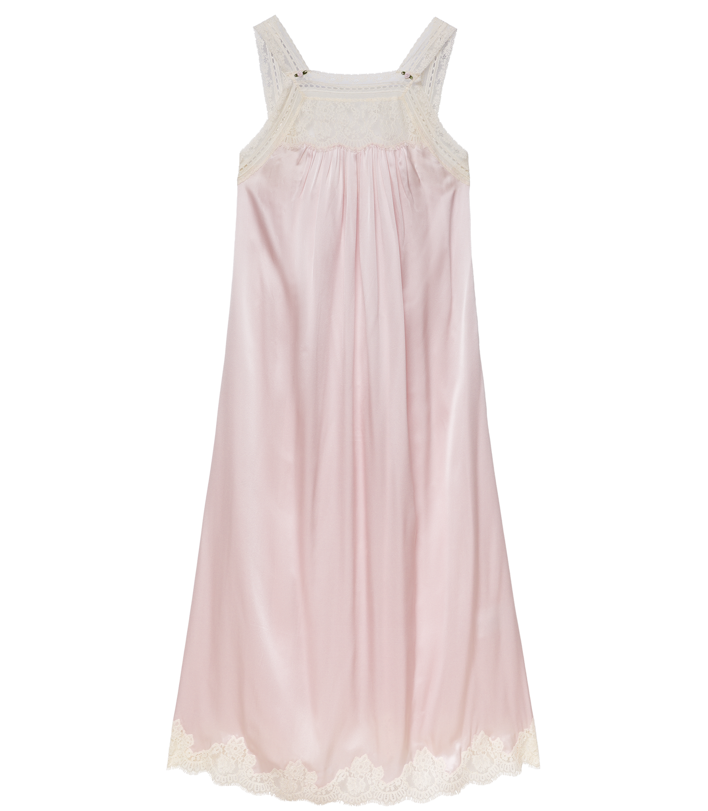 LUCIANE DRESS -- POWDER ROSE