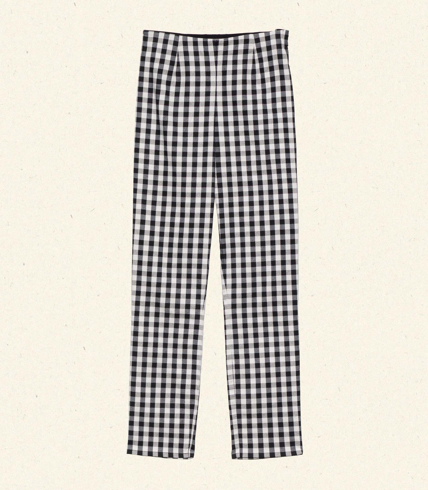 HMD -- LULA CROP PANT -- NOIR MARJORIE GINGHAM