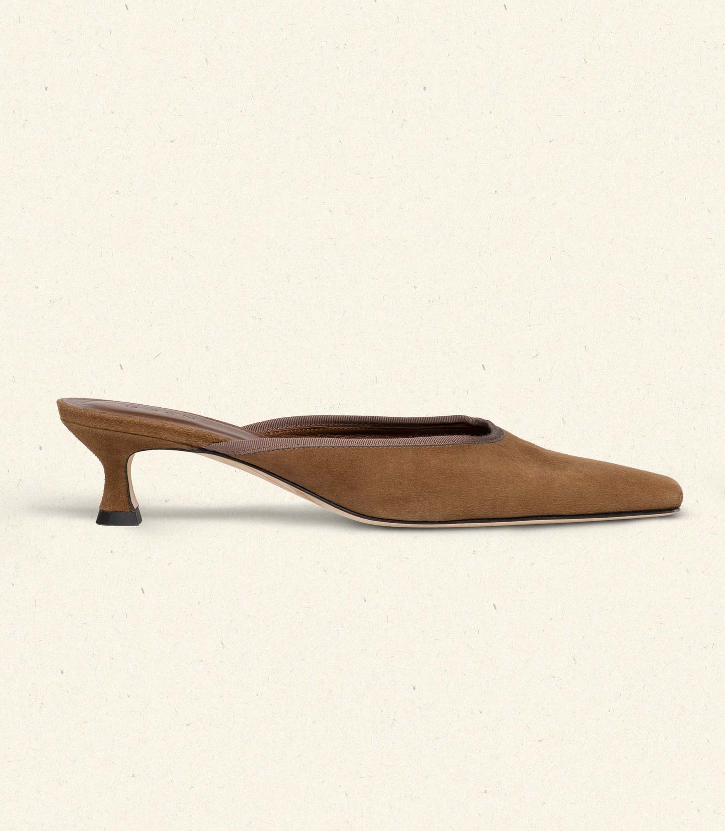 LUMA HEEL -- TOBACCO SUEDE
