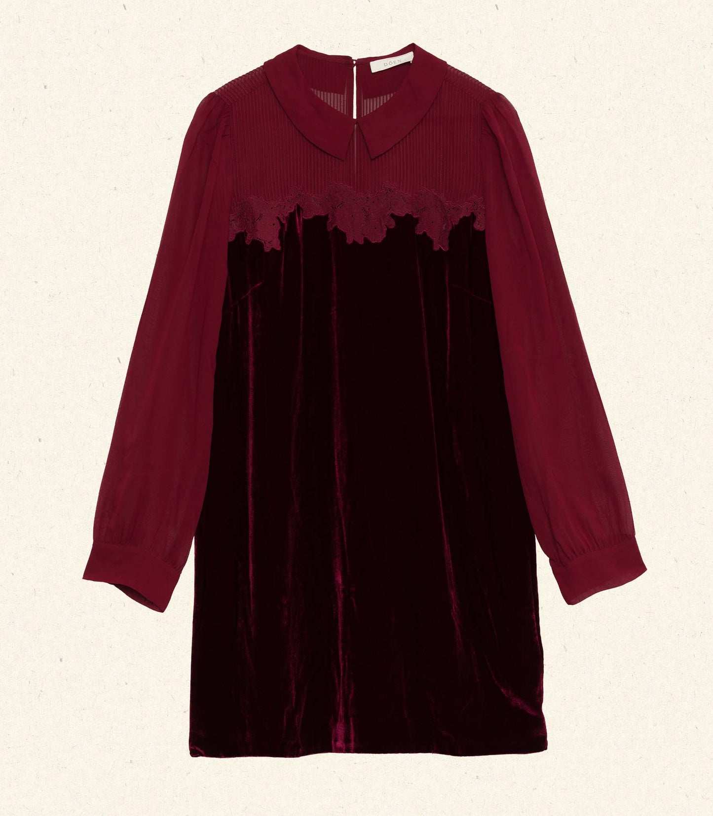 MADELYNNE DRESS -- VINO ROSSO