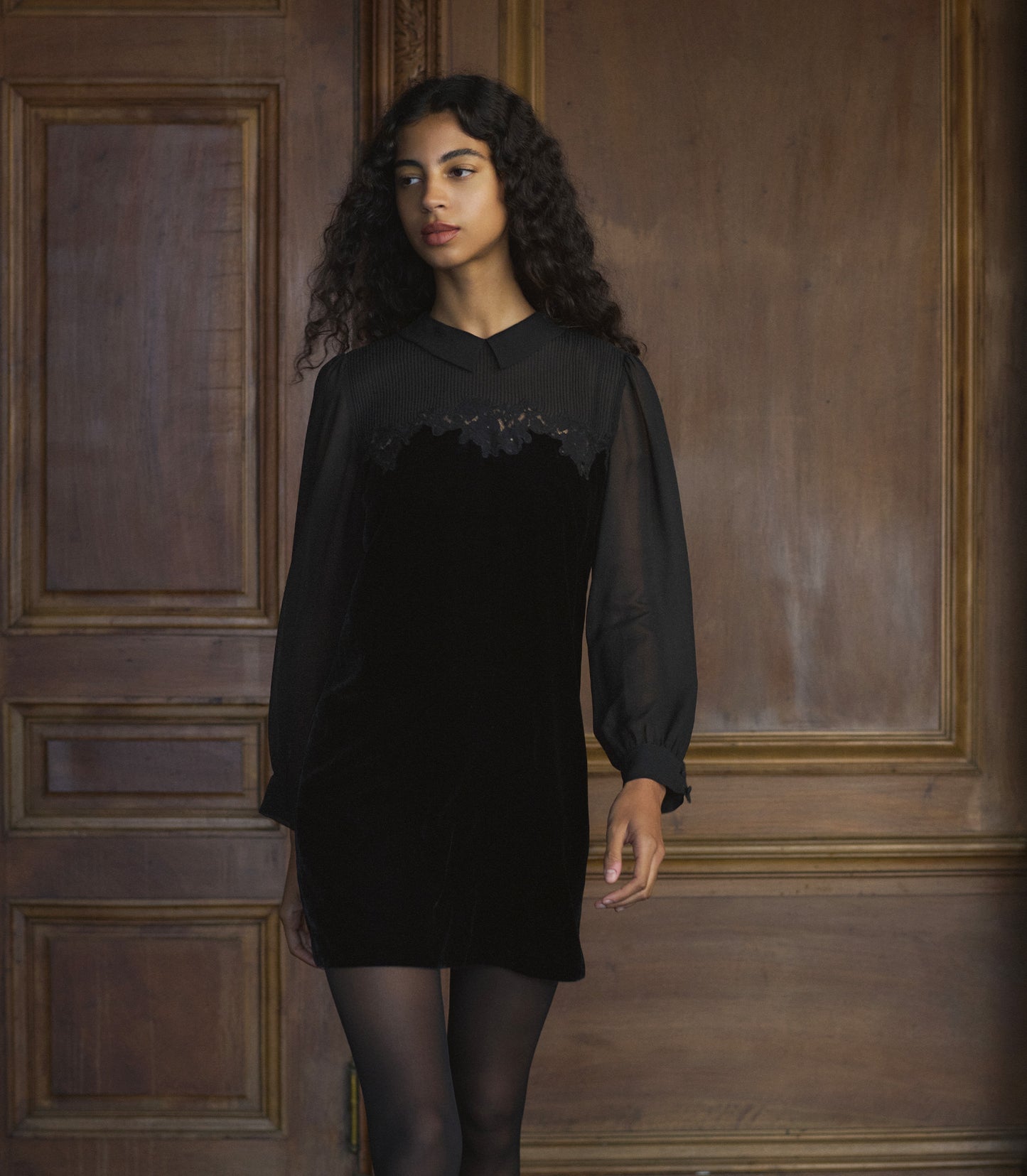 MADELYNNE DRESS -- BLACK