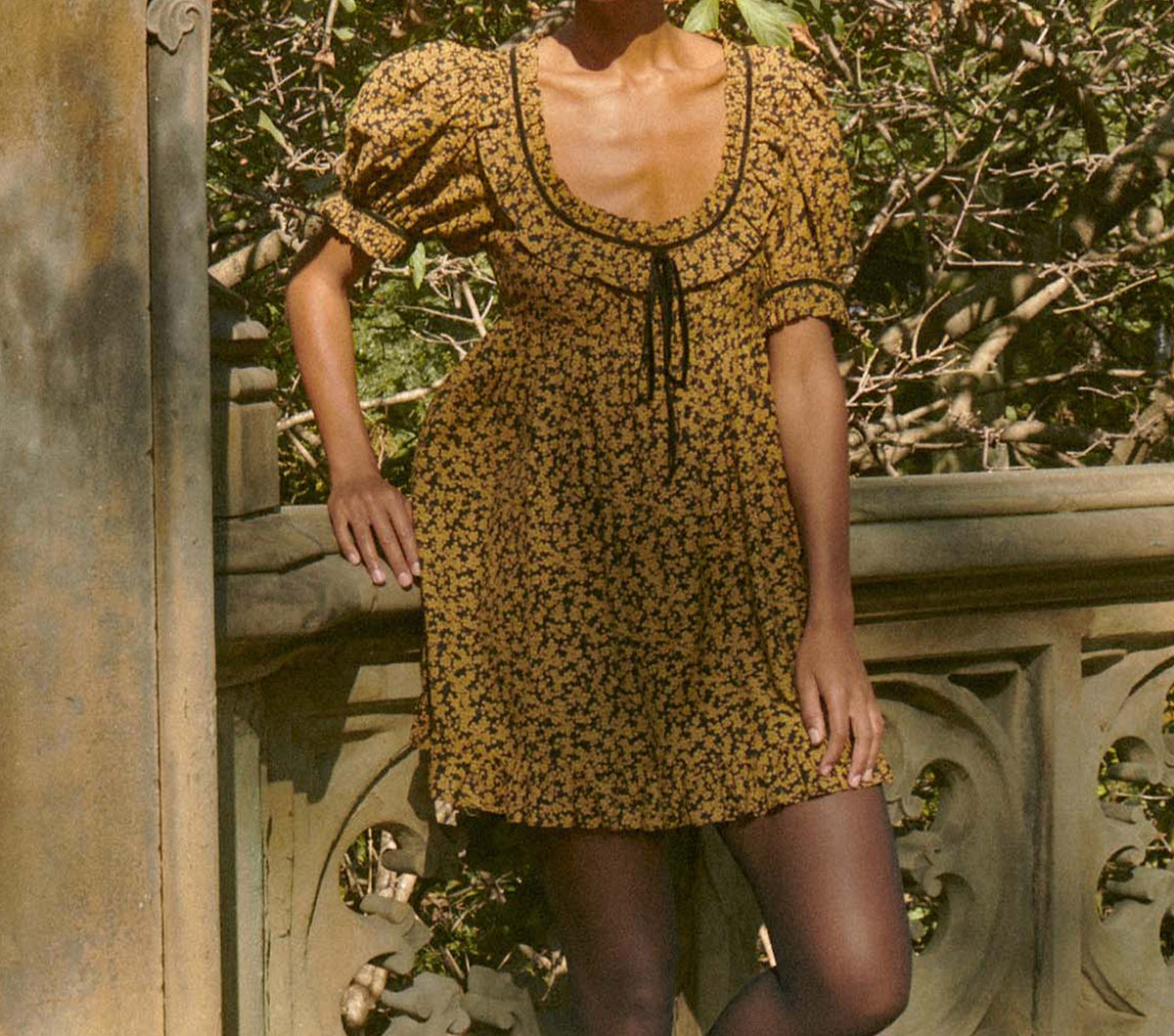 HMD -- MARCELA DRESS -- DUSK WINTER MEADOW