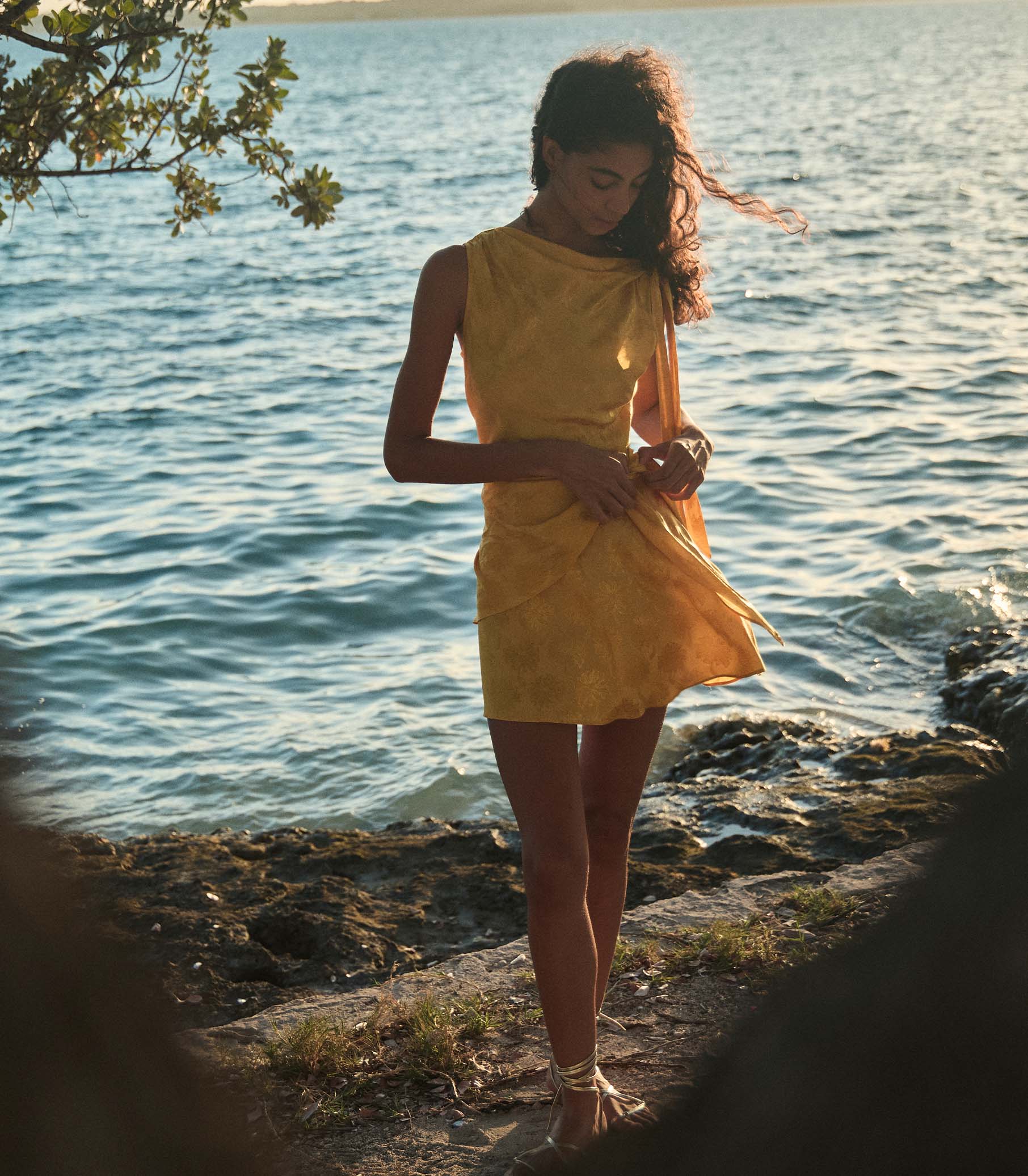 MARCELLA DRESS -- GILDED MARGUERITE JOLIE view 5