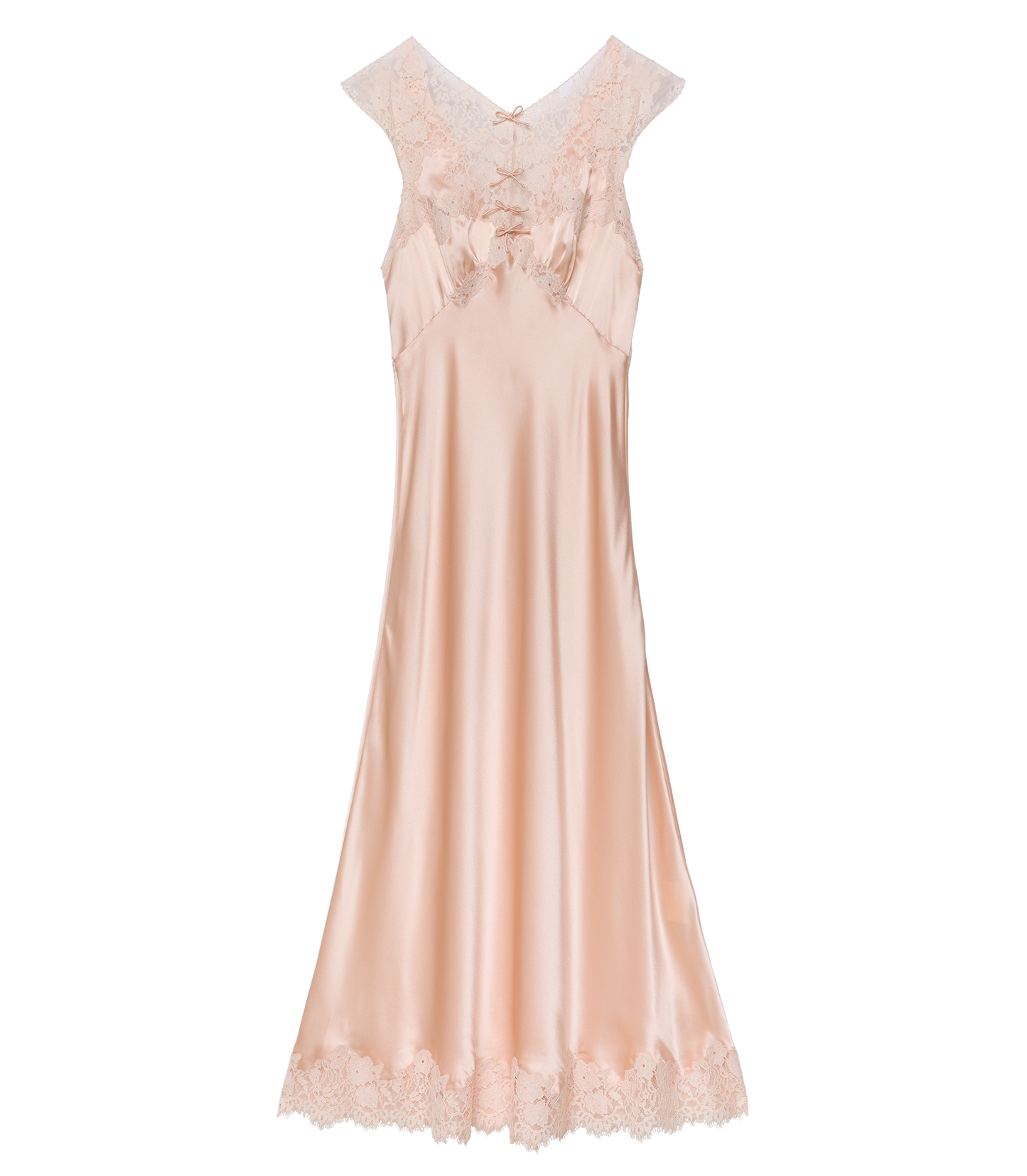 MARCELLE DRESS -- PEACH SORBET