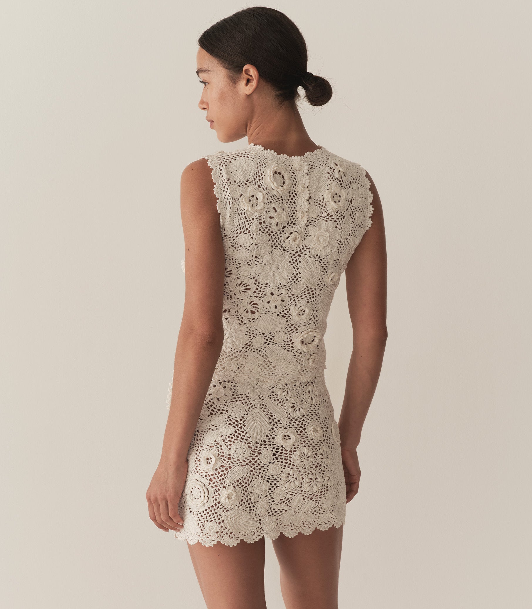 MARITZA SKIRT -- PEARL view 4