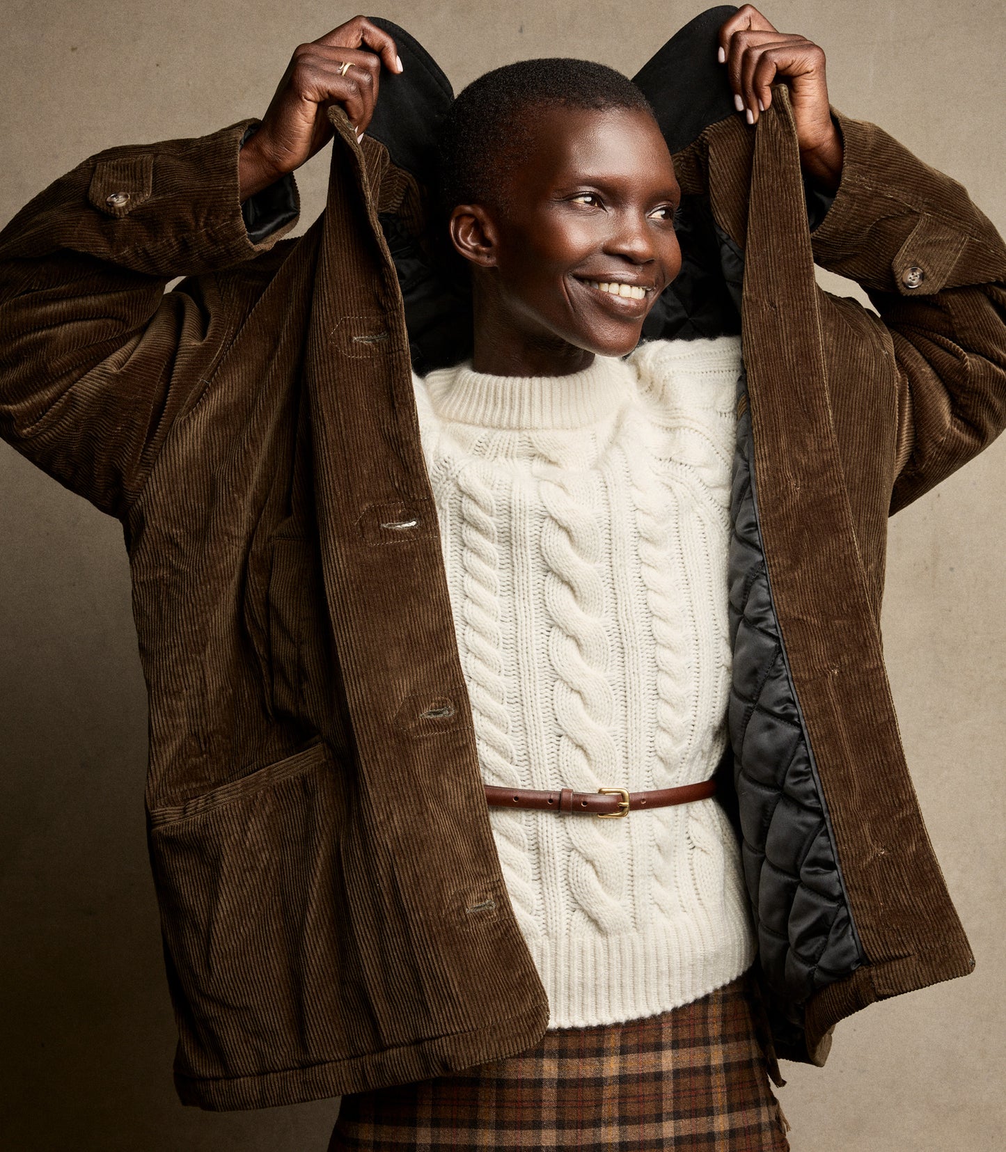MARLOWE CASHMERE SWEATER -- IVORY
