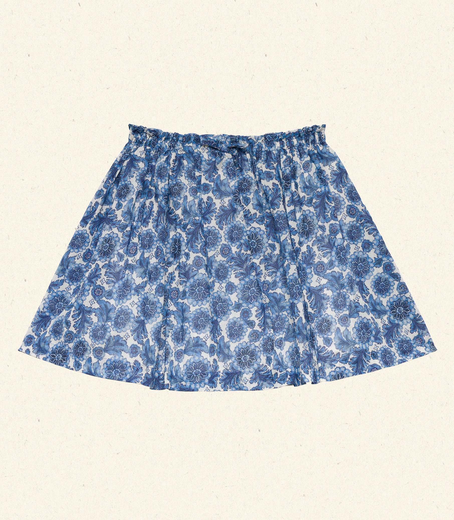 MILIANNE SKIRT -- BLEU SOLEIL FLEURIT view 5