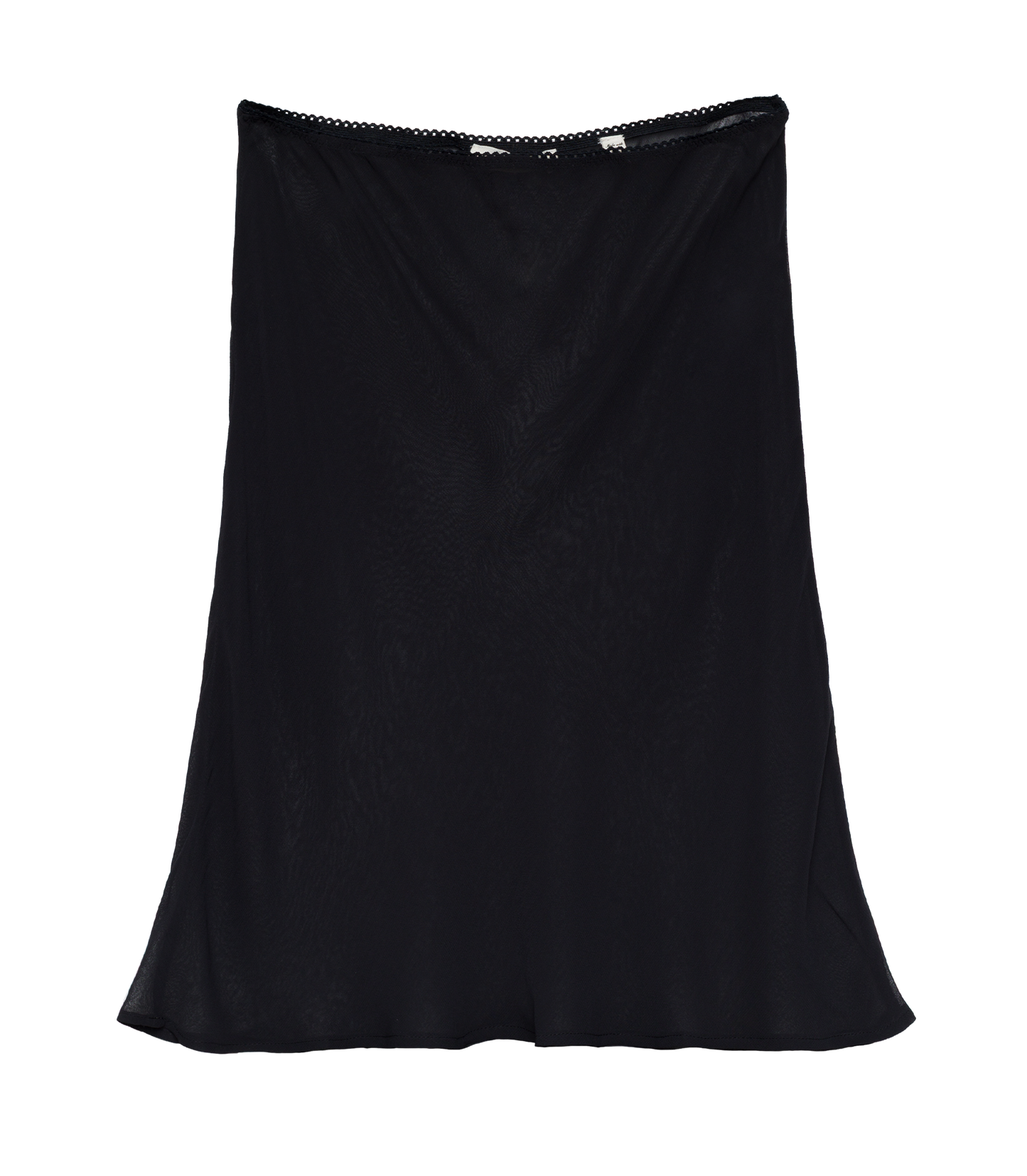 MINI SKIRT SLIP -- BLACK
