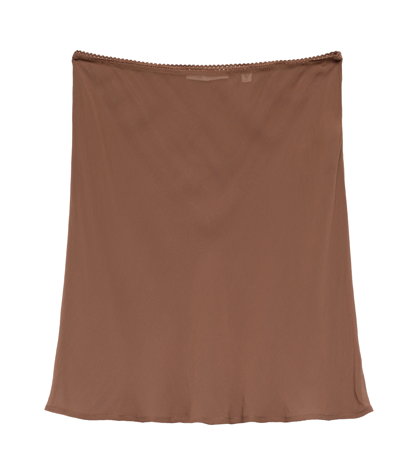 MINI SKIRT SLIP -- CAROB
