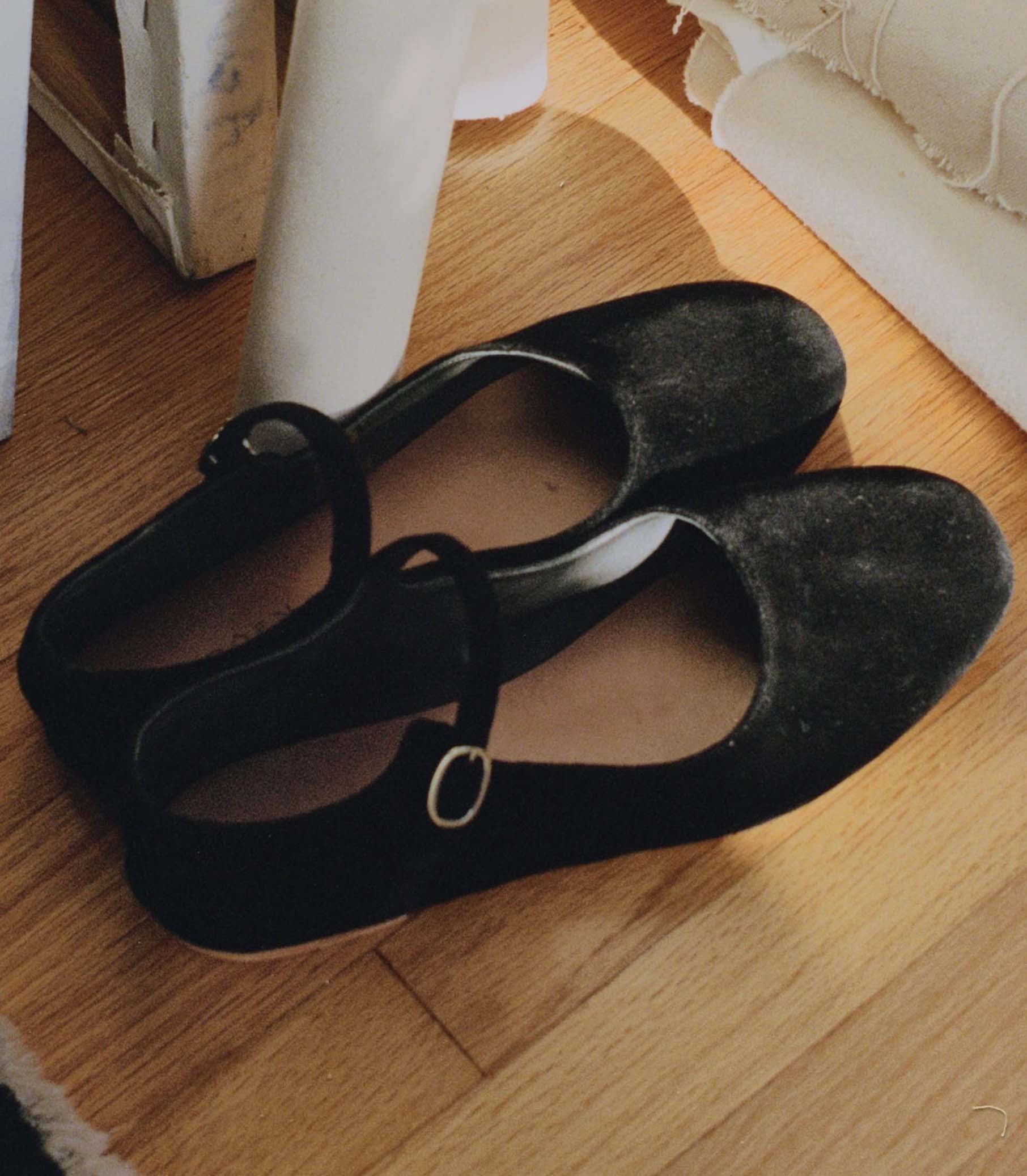 MARY JANE SLIPPER -- BLACK view 1