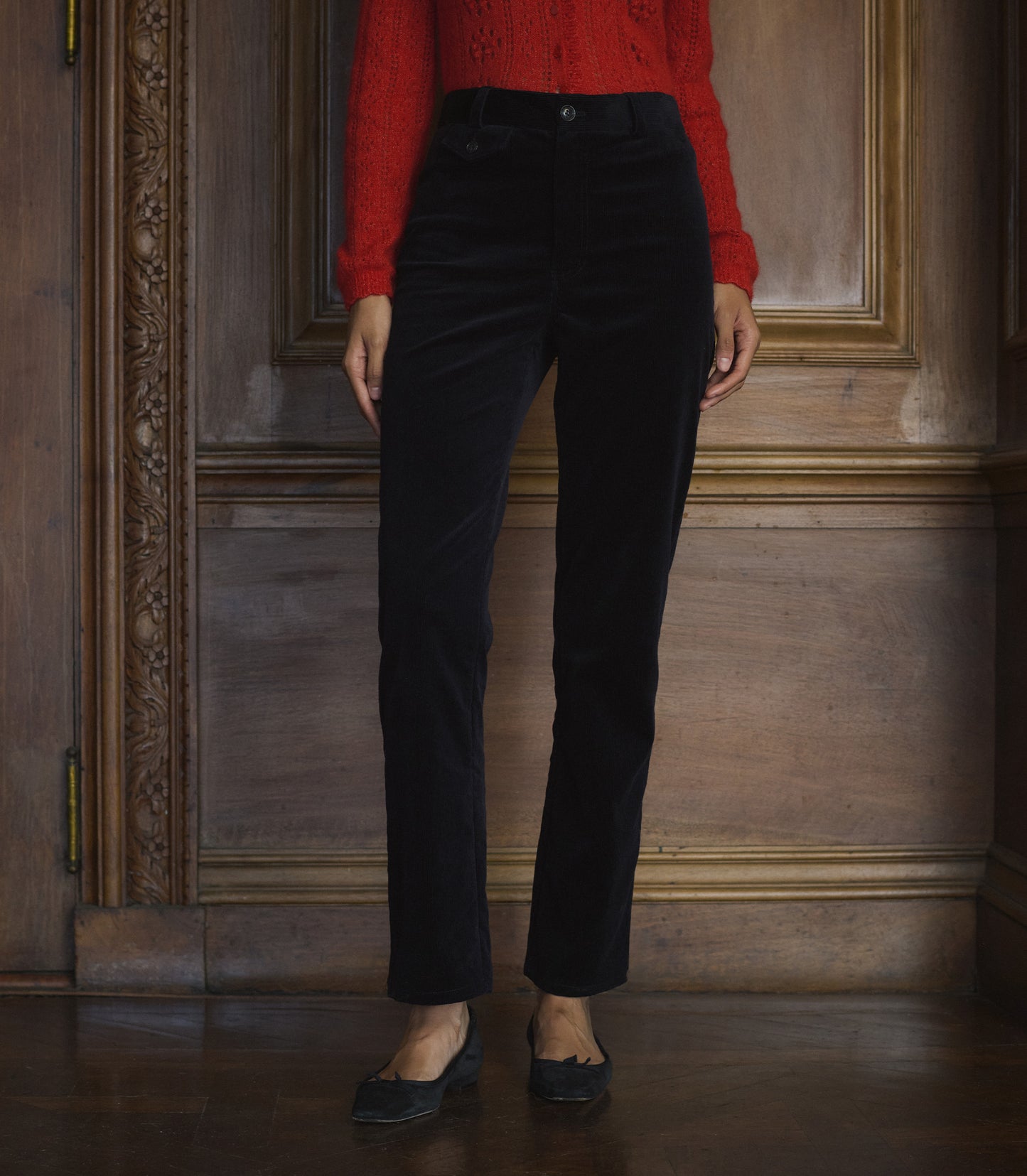 NADINE PANT -- BLACK