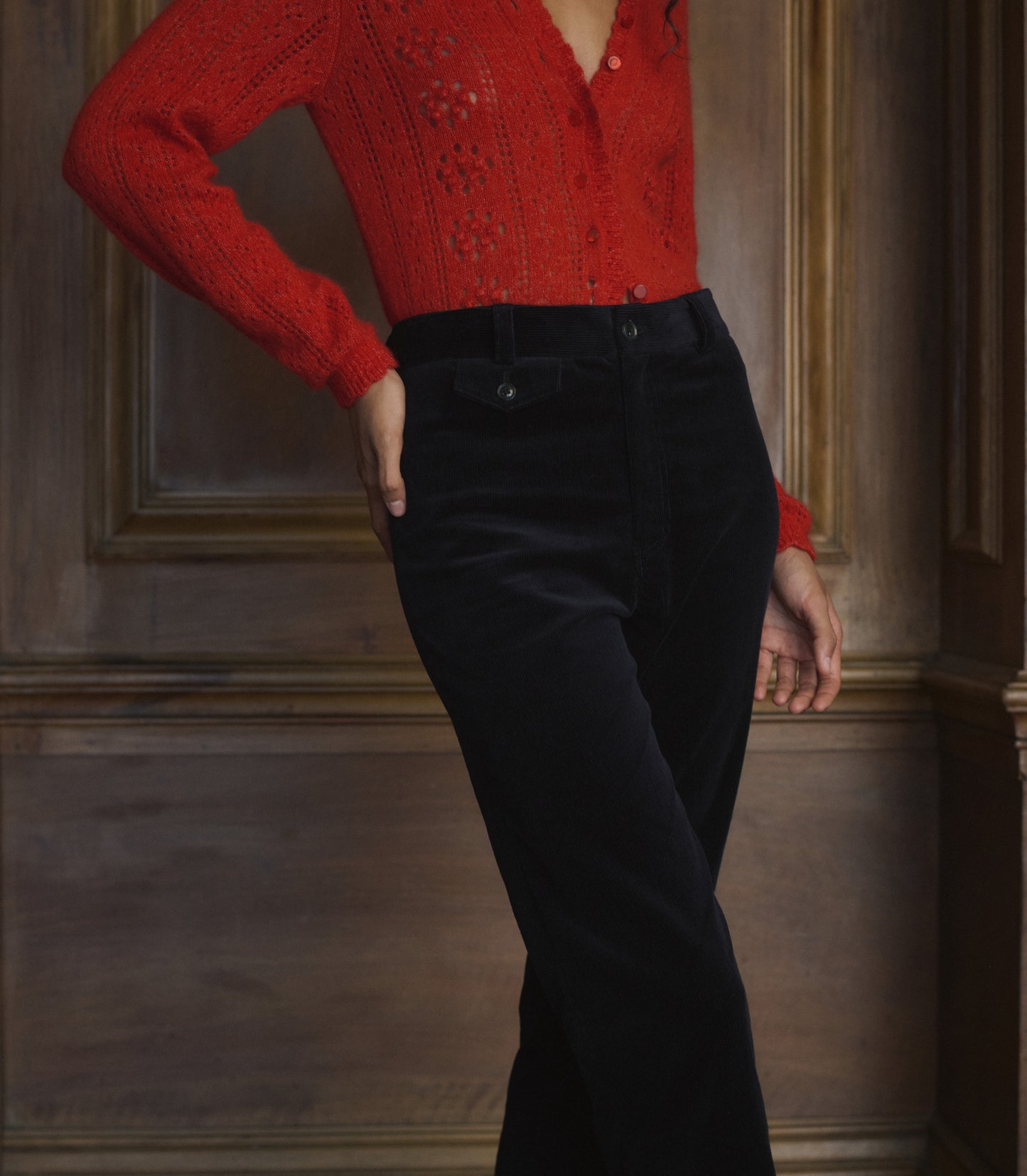 NADINE PANT -- BLACK