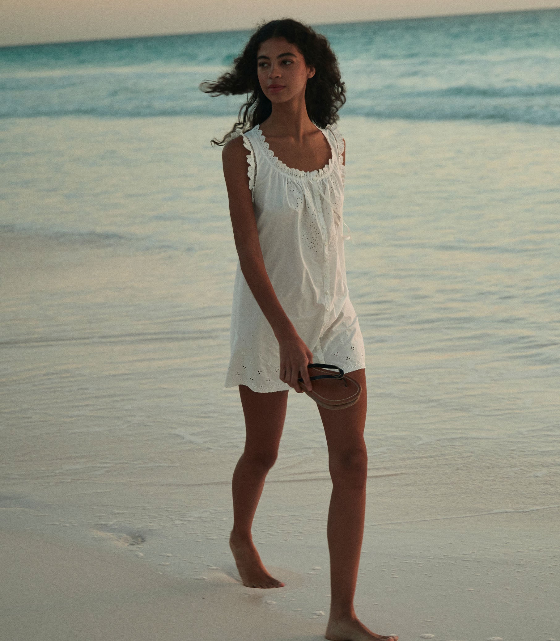 NESSIE DRESS -- SALT view 2
