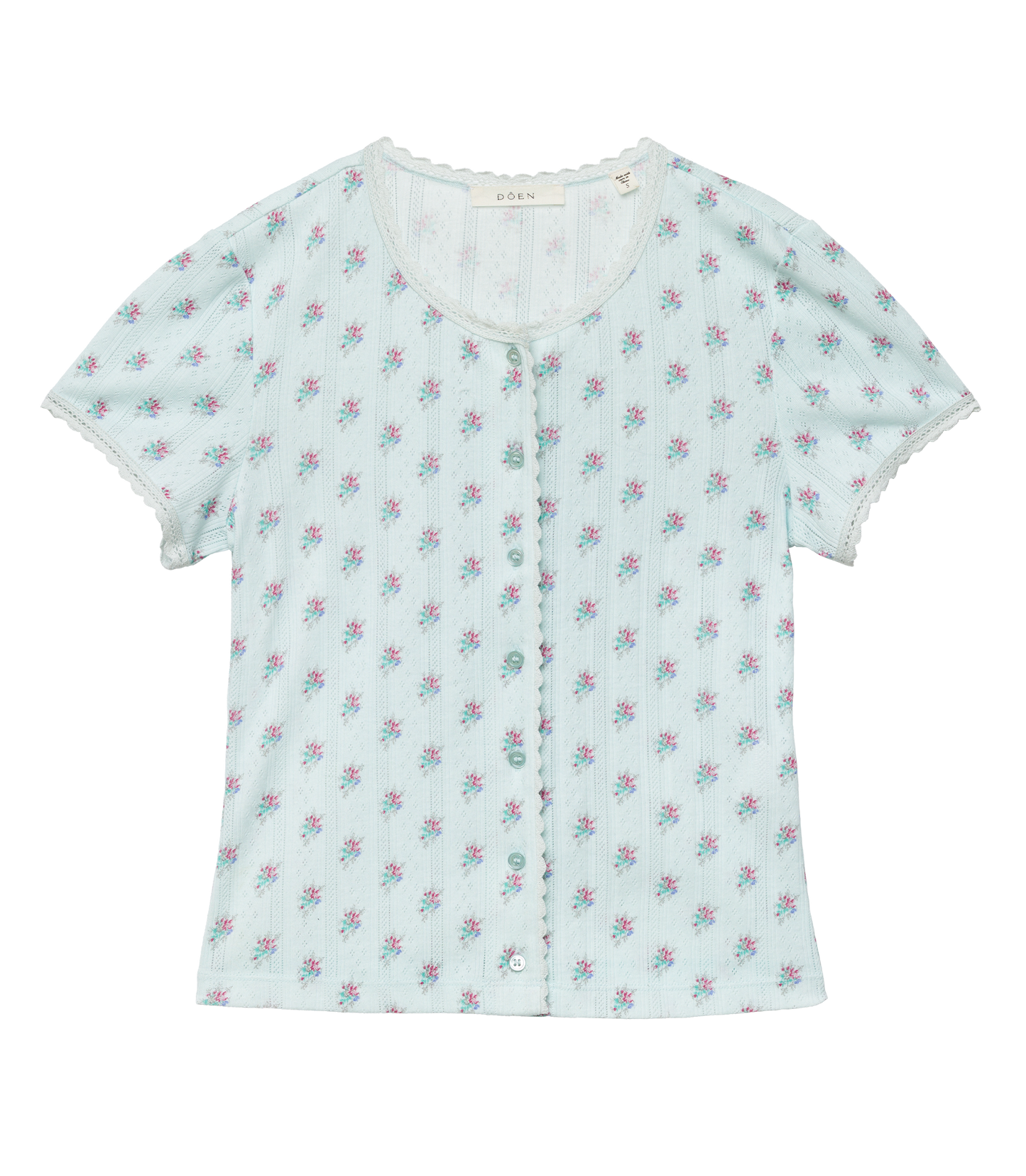 NETA TEE -- SKY PETIT POSY CALICO