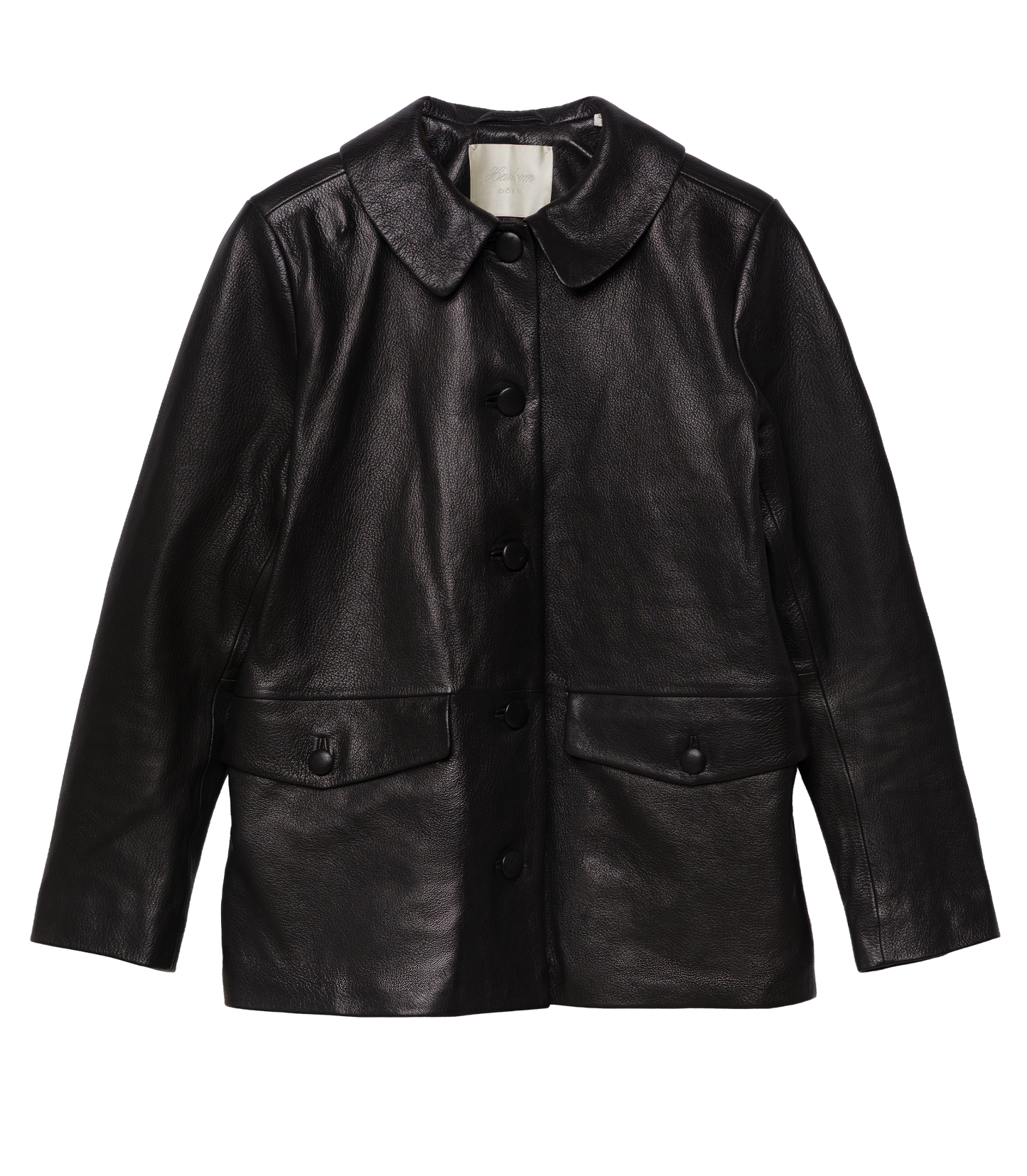 NICO LEATHER JACKET -- BLACK