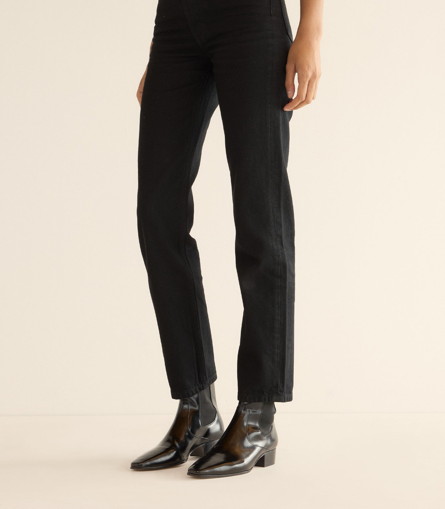 NORMANDY BOOT -- BLACK BOX CALF